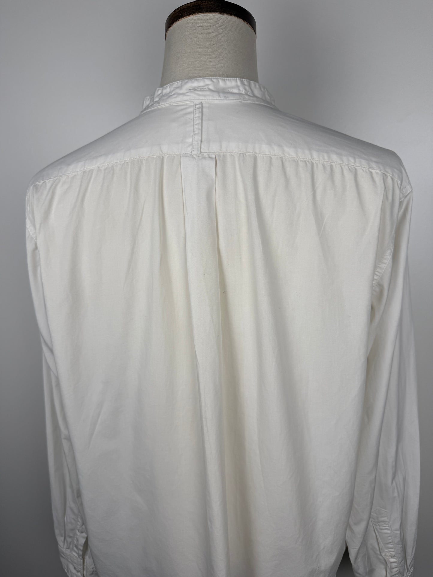 100s 2Ply Broadcloth Banded Collar Shirt