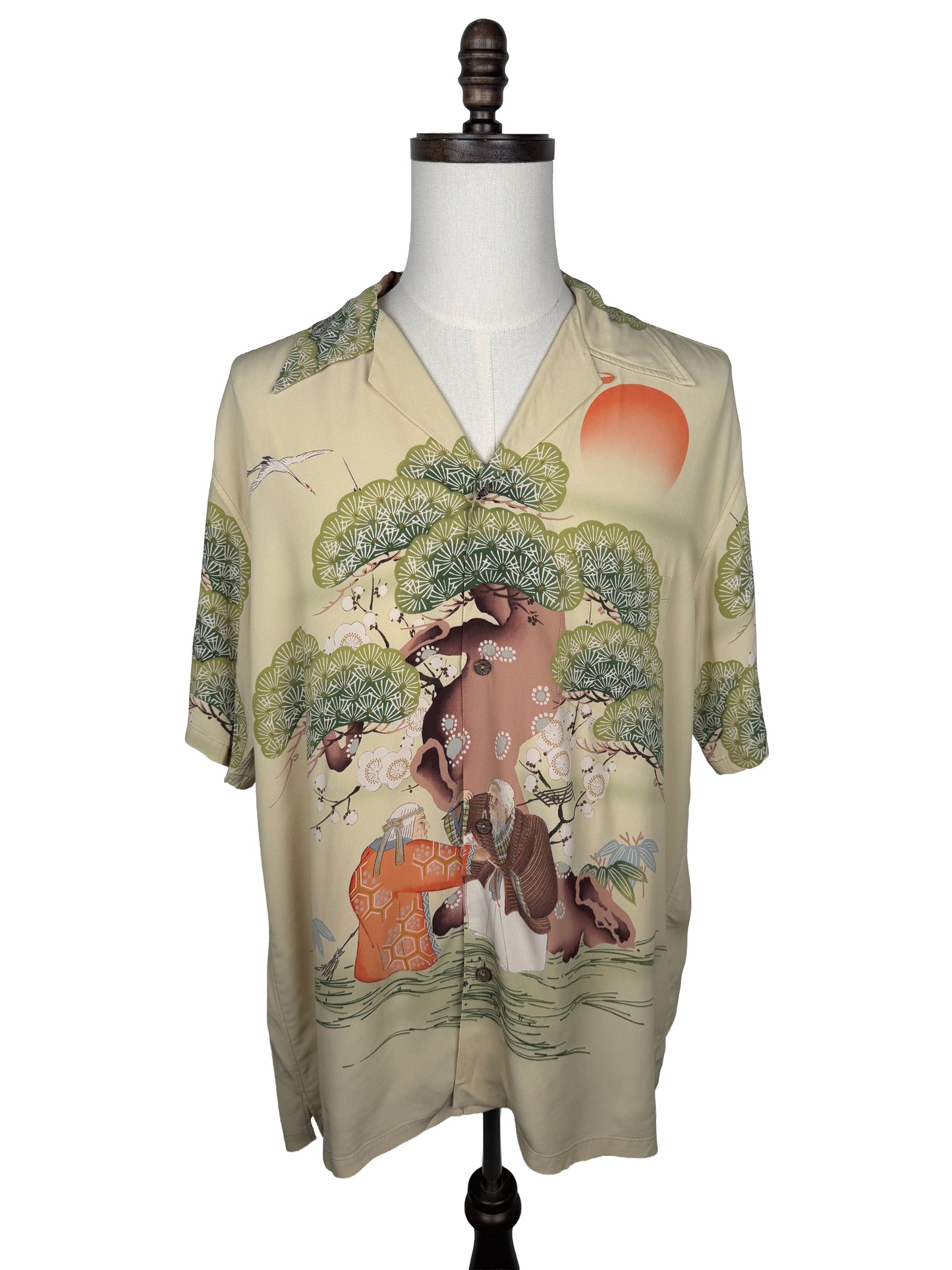 Hawaiian Shirt “FLOWER BLOOMING FOLKTALE”