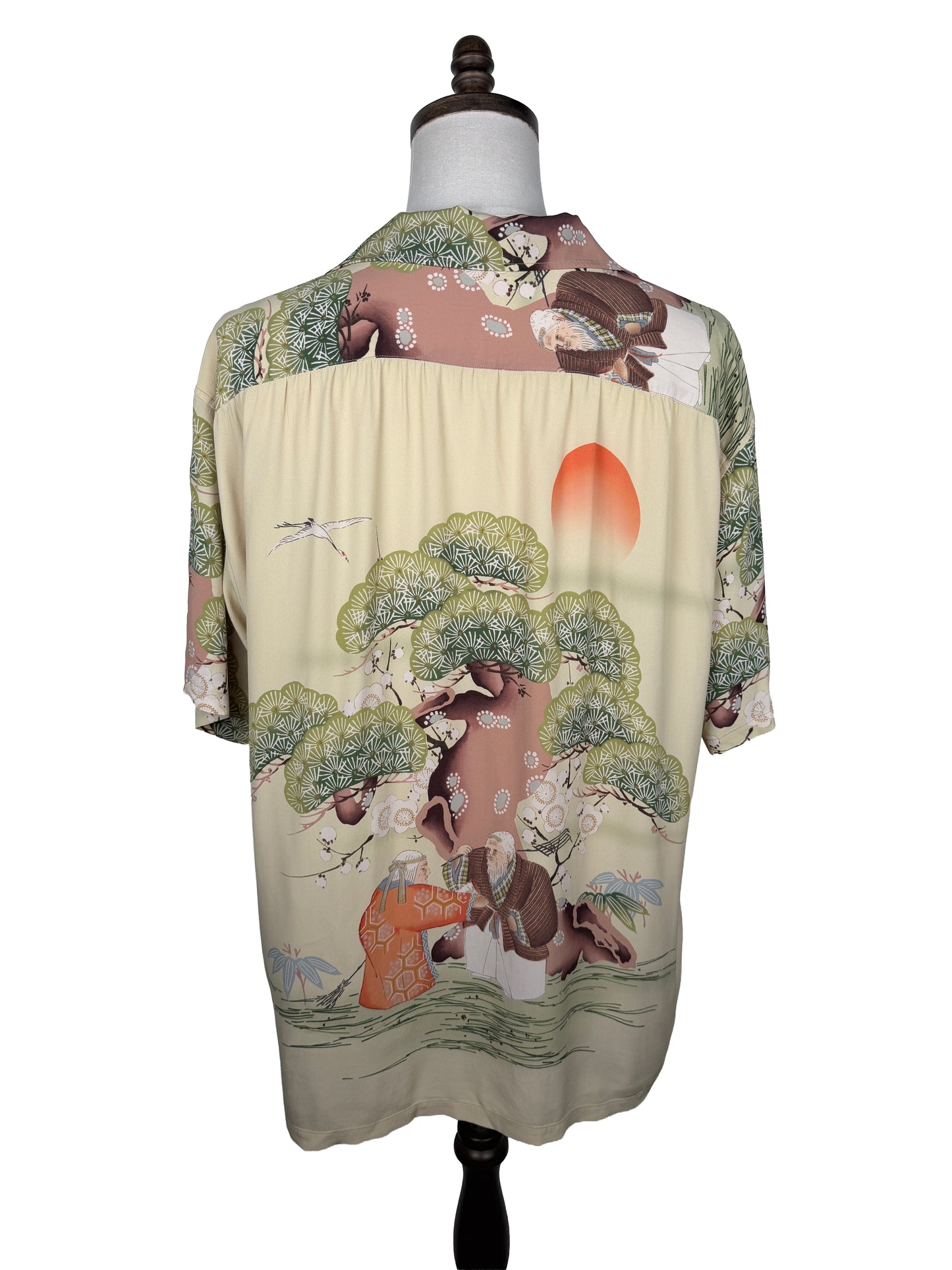Hawaiian Shirt “FLOWER BLOOMING FOLKTALE”