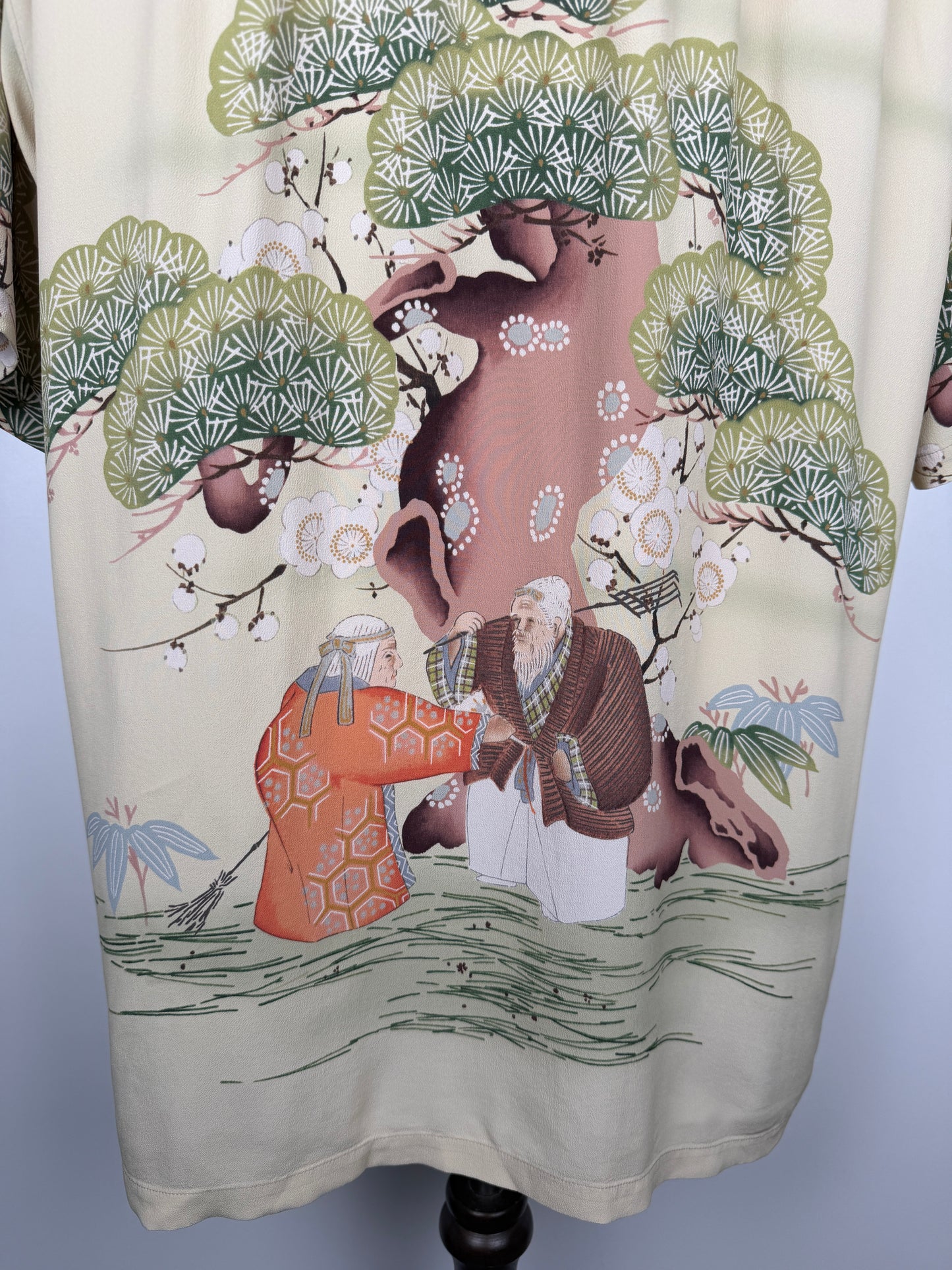 Hawaiian Shirt “FLOWER BLOOMING FOLKTALE”