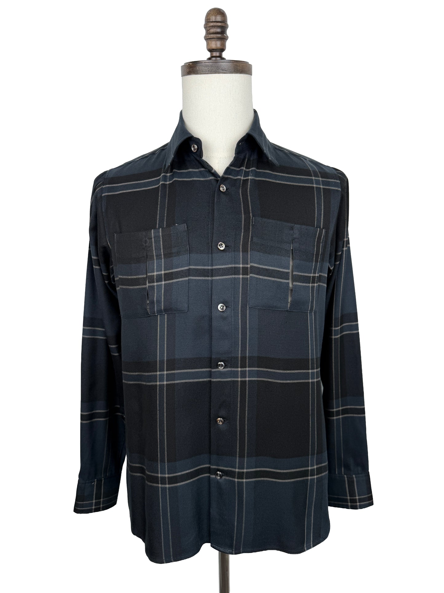 Silk Check Work Shirt