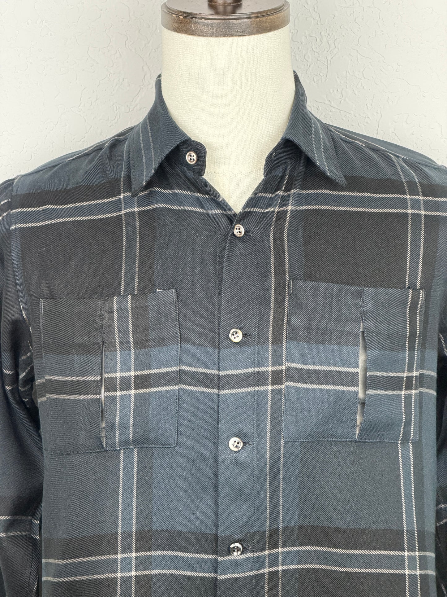 Silk Check Work Shirt