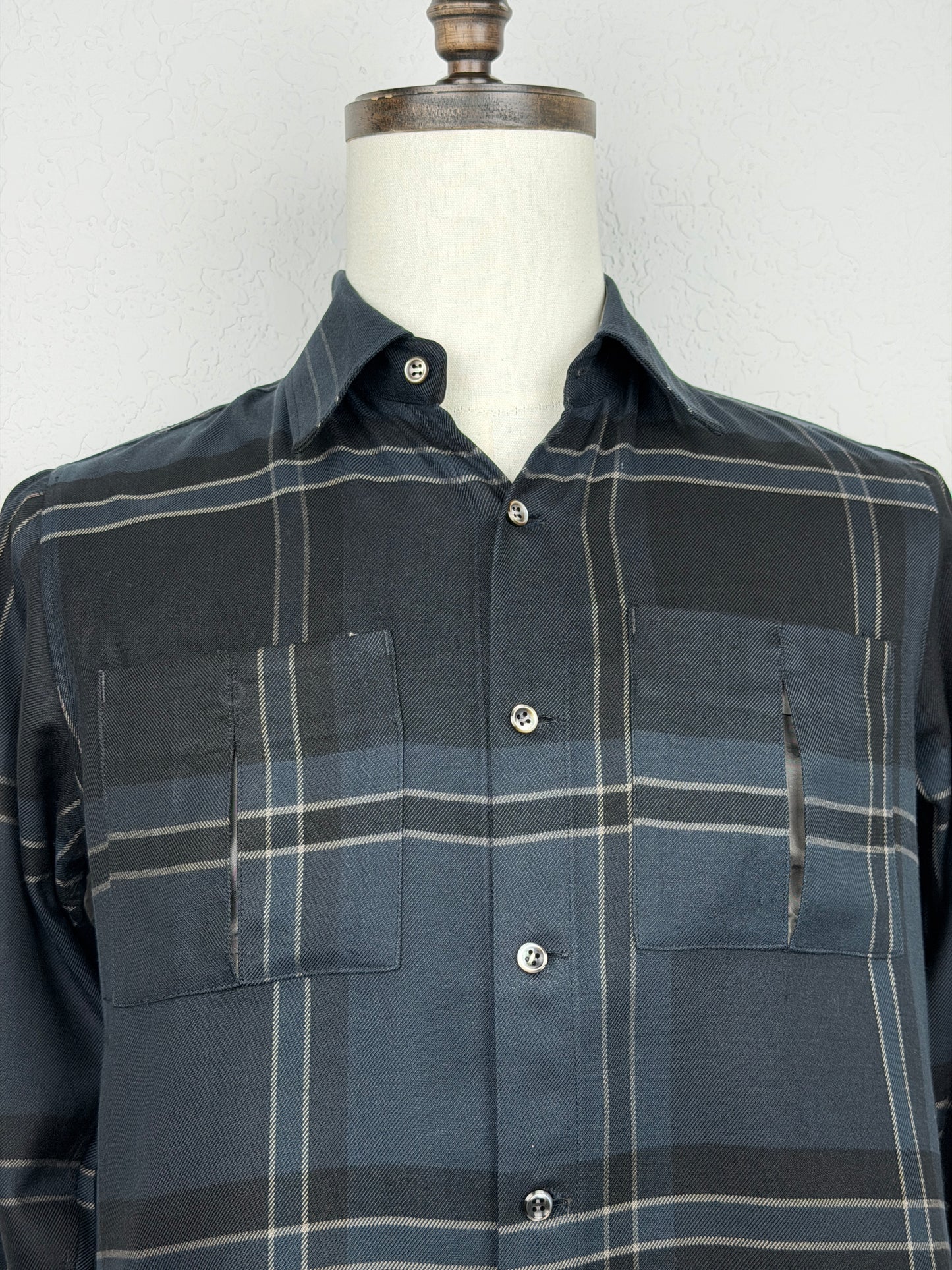 Silk Check Work Shirt