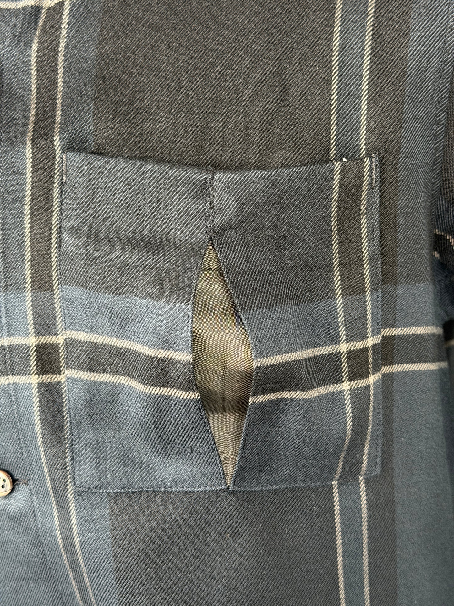 Silk Check Work Shirt