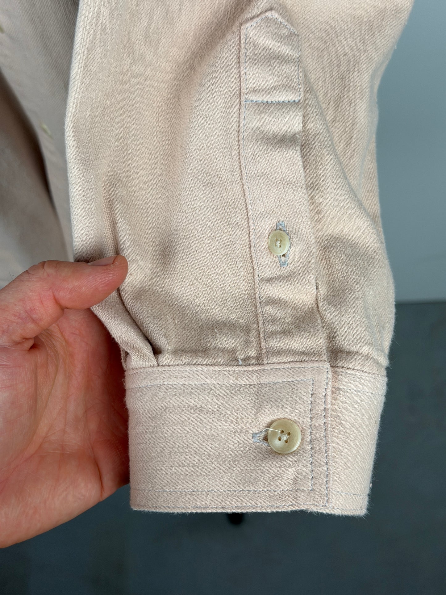 FW22 Botanical Dyed Selvedge Denim Shirt Blouson