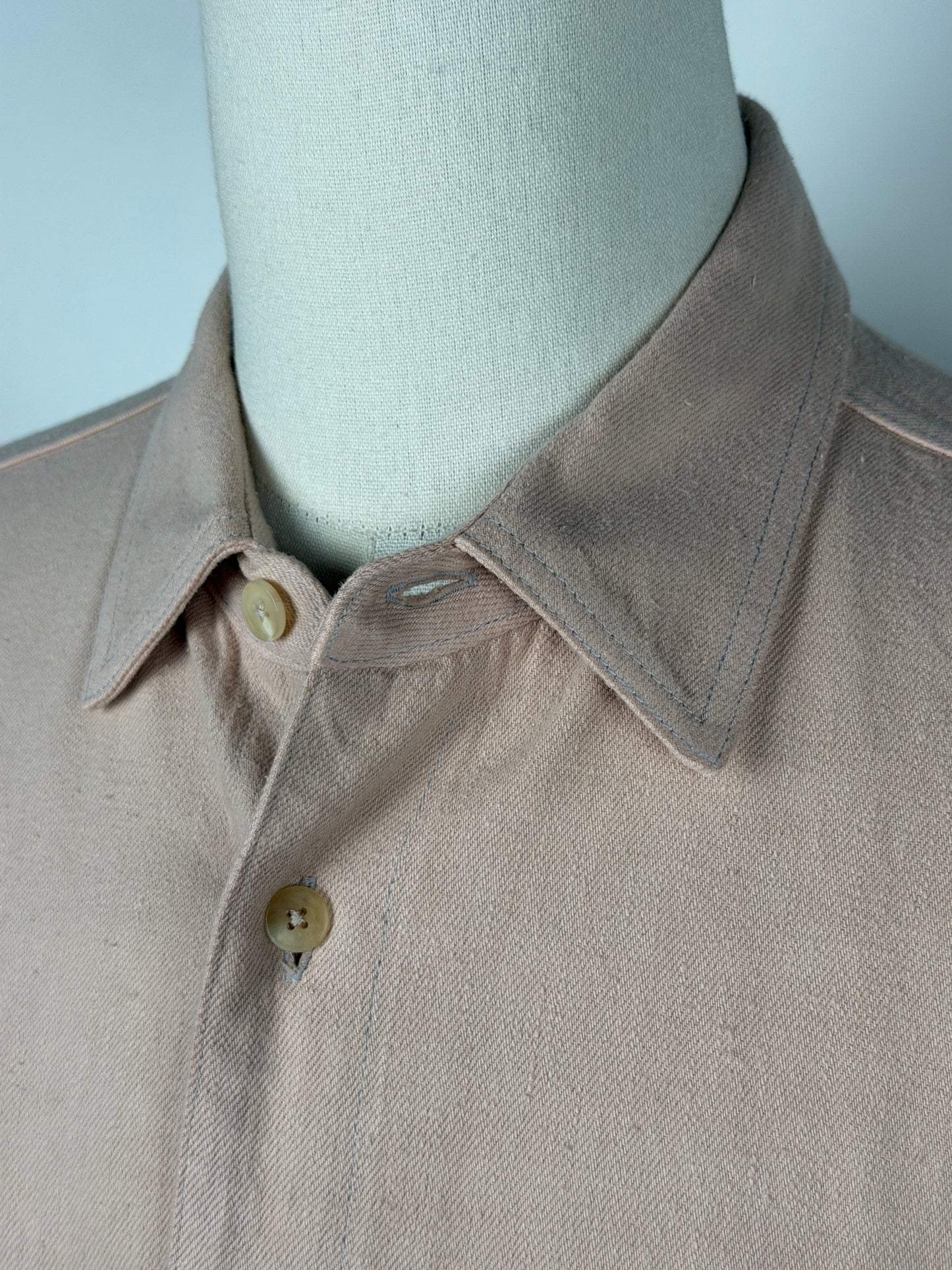 FW22 Botanical Dyed Selvedge Denim Shirt Blouson