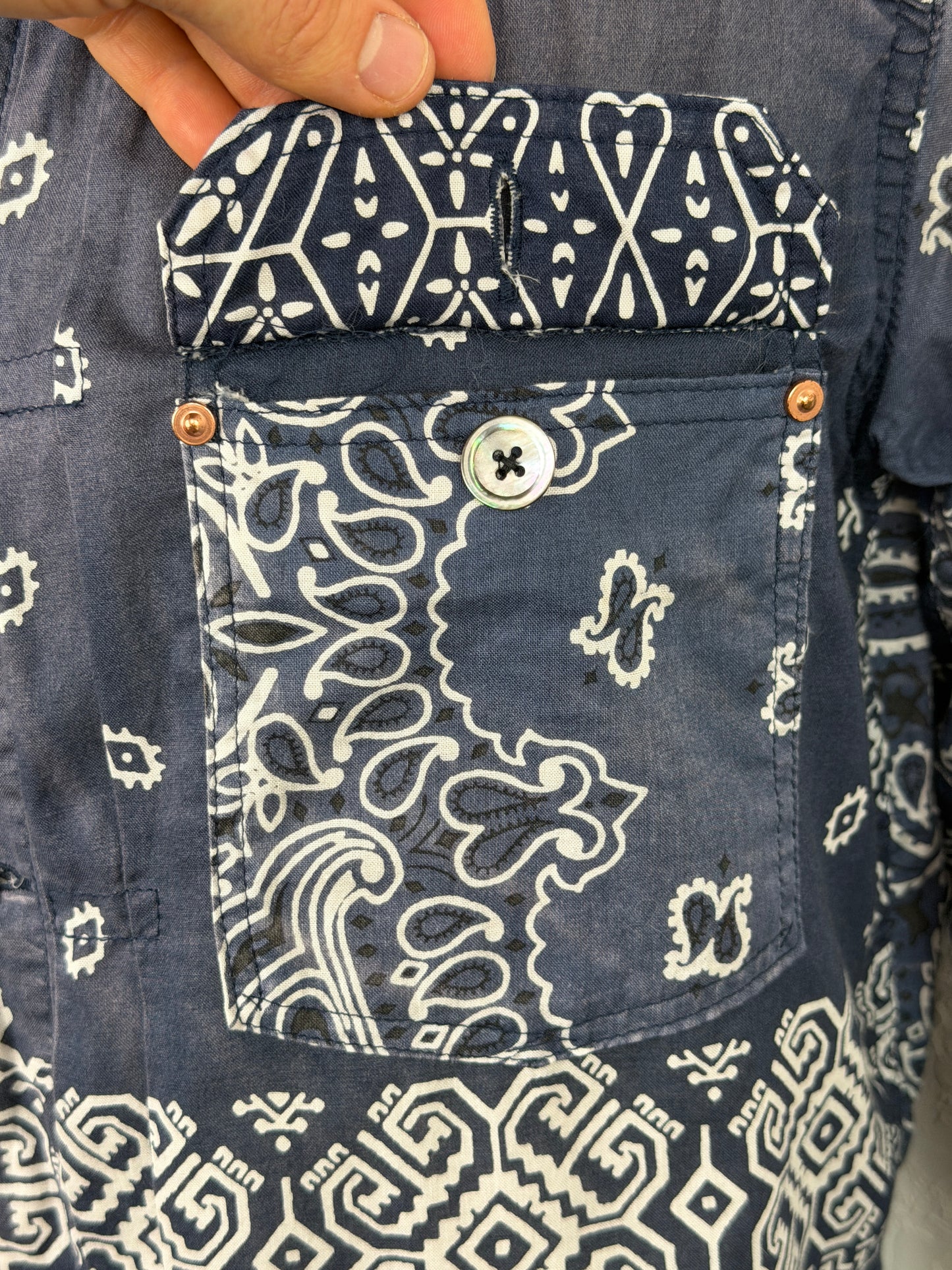 SS19 Gauze Bandana Patchwork 1st JKT