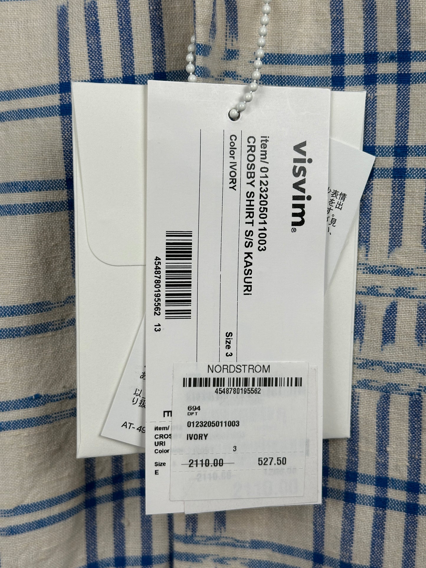 FW23 Crosby Shirt S/S Kasuri