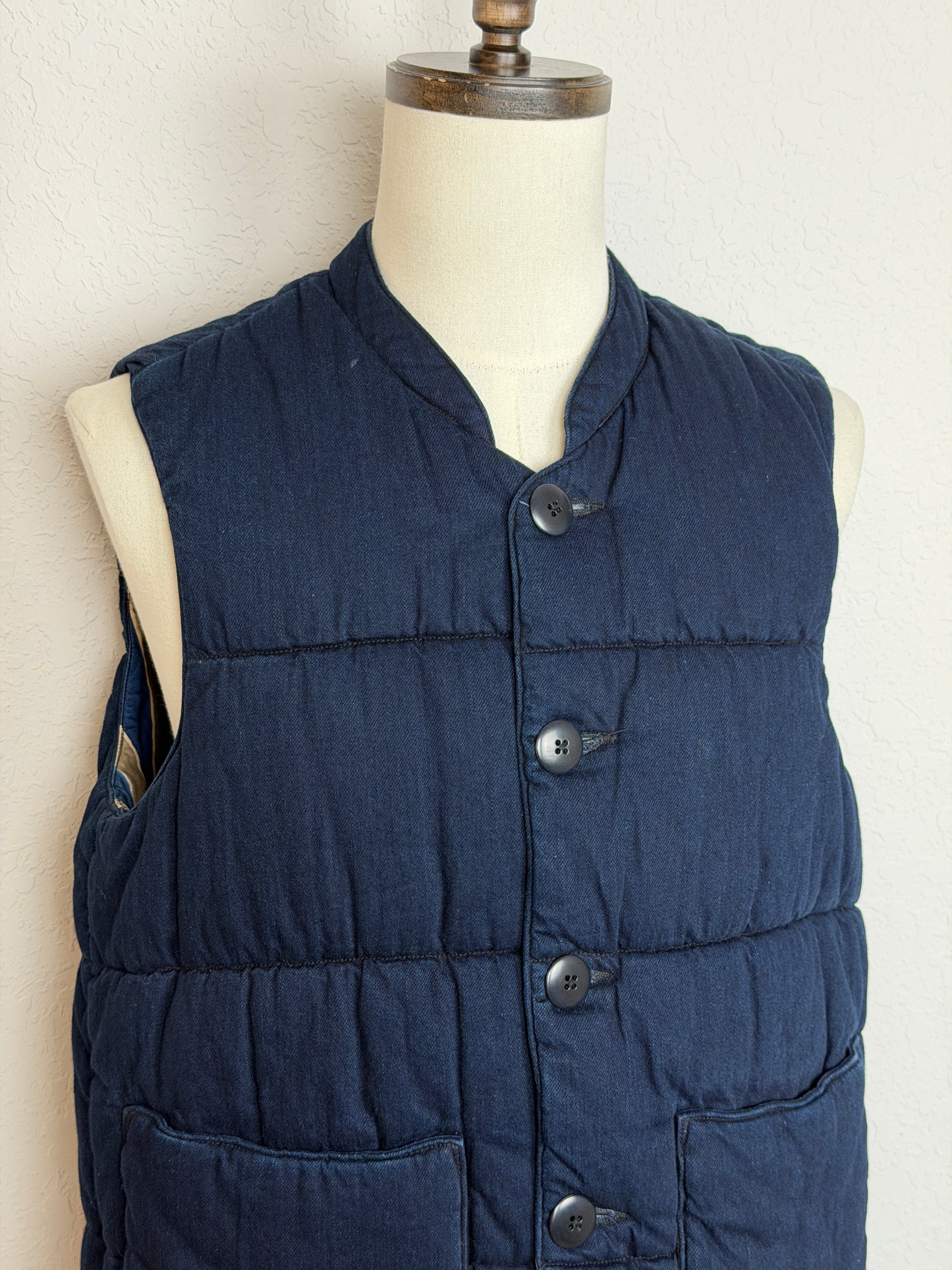 FW17 8oz. IDGxIDG Denim Quilted Samu Vest