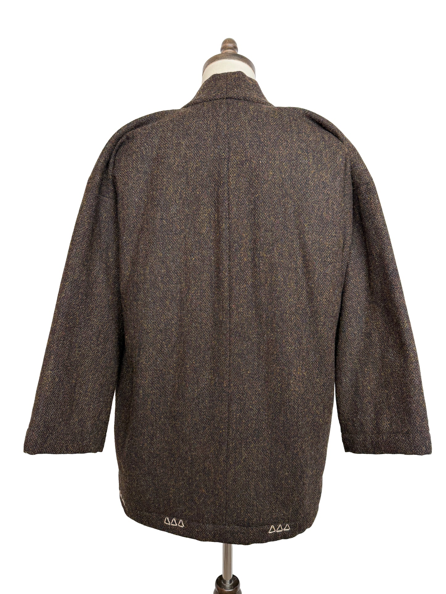 FW16 Dotera Coat Harris Tweed