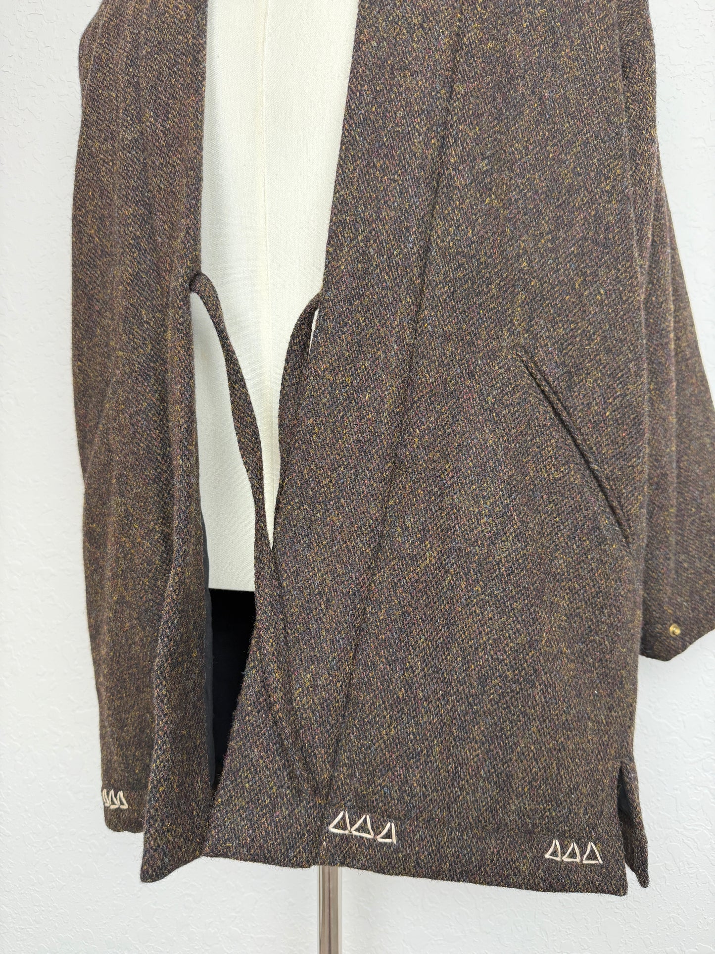 FW16 Dotera Coat Harris Tweed