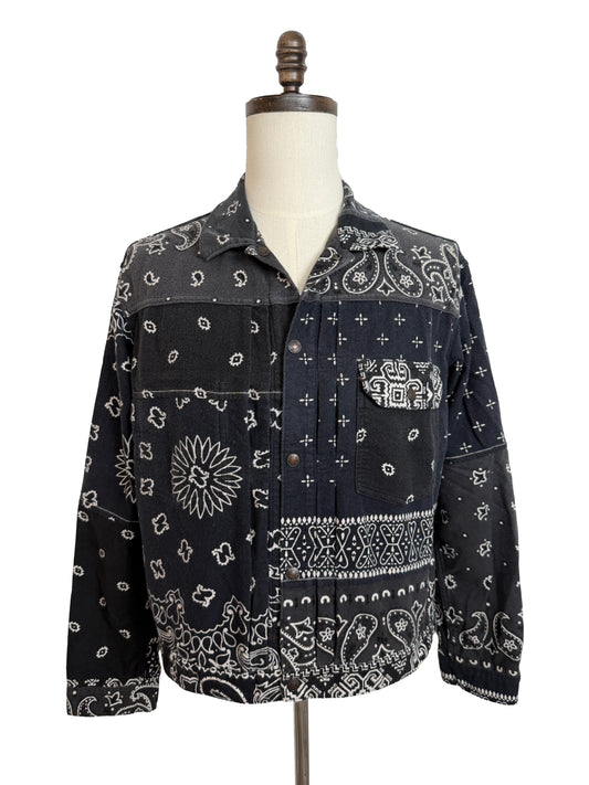 FW21 Flannel Reversible Bandana Print 1st JKT