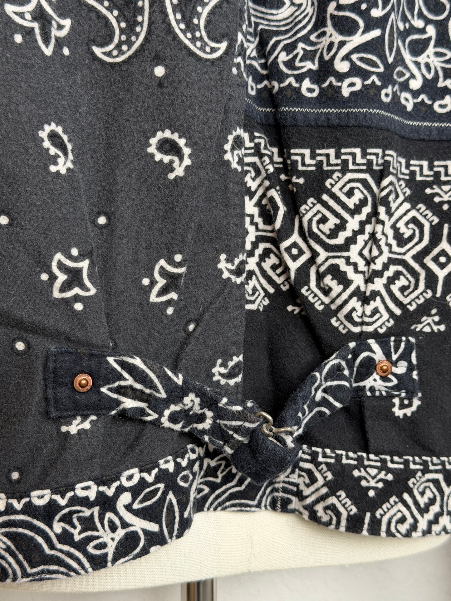 FW21 Flannel Reversible Bandana Print 1st JKT