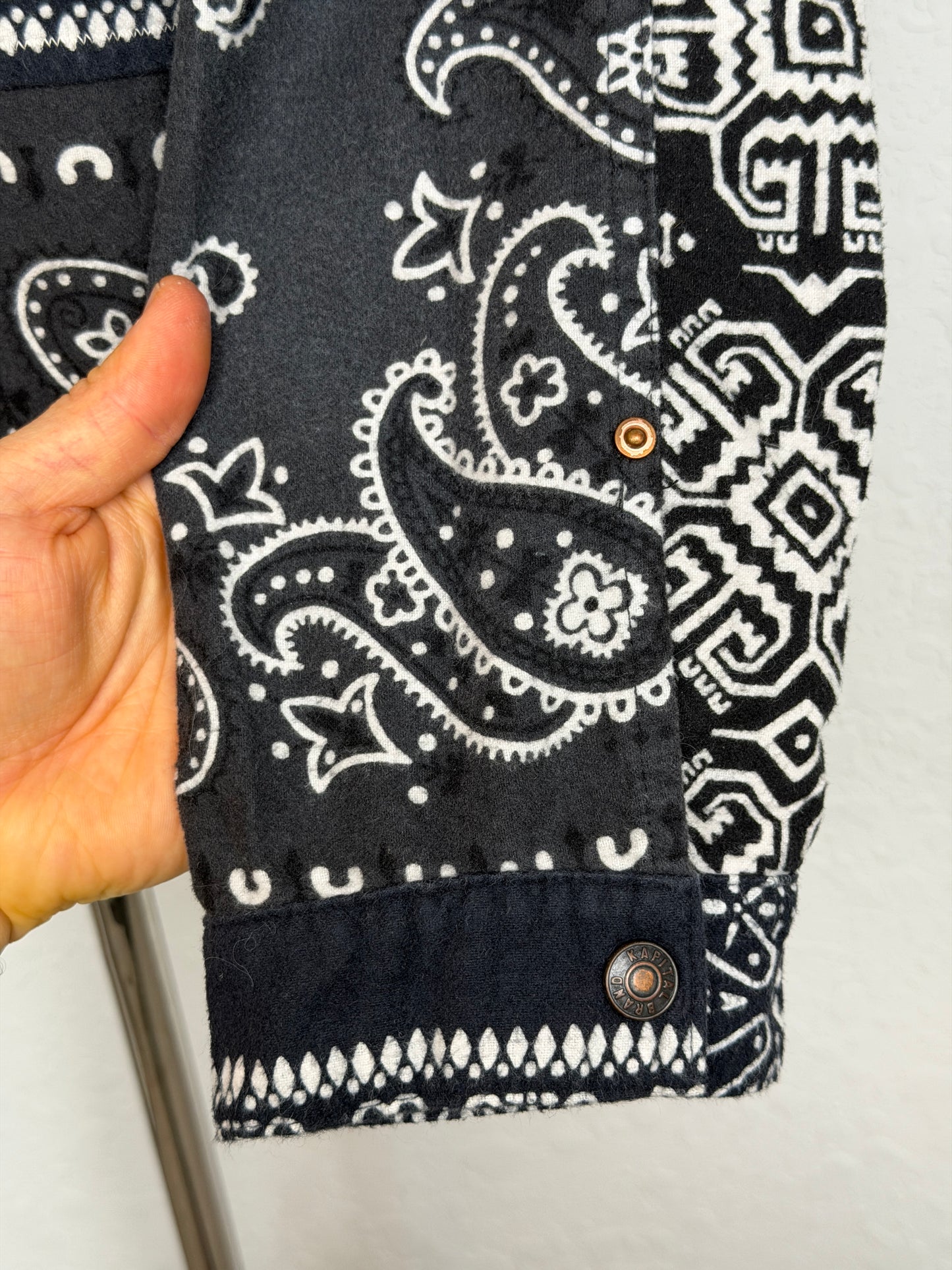FW21 Flannel Reversible Bandana Print 1st JKT