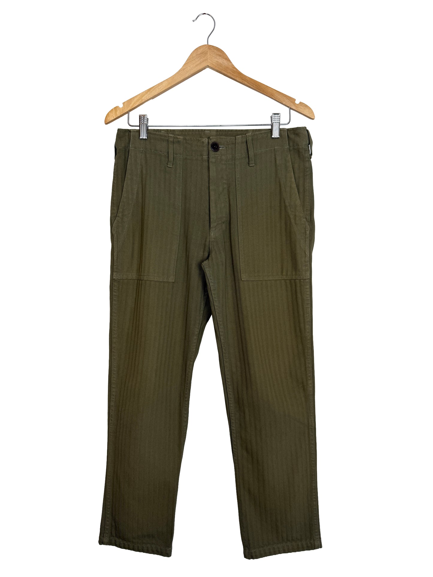 SS19 HW Drill Mil Pants (Herringbone) *F.I.L. Exclusive