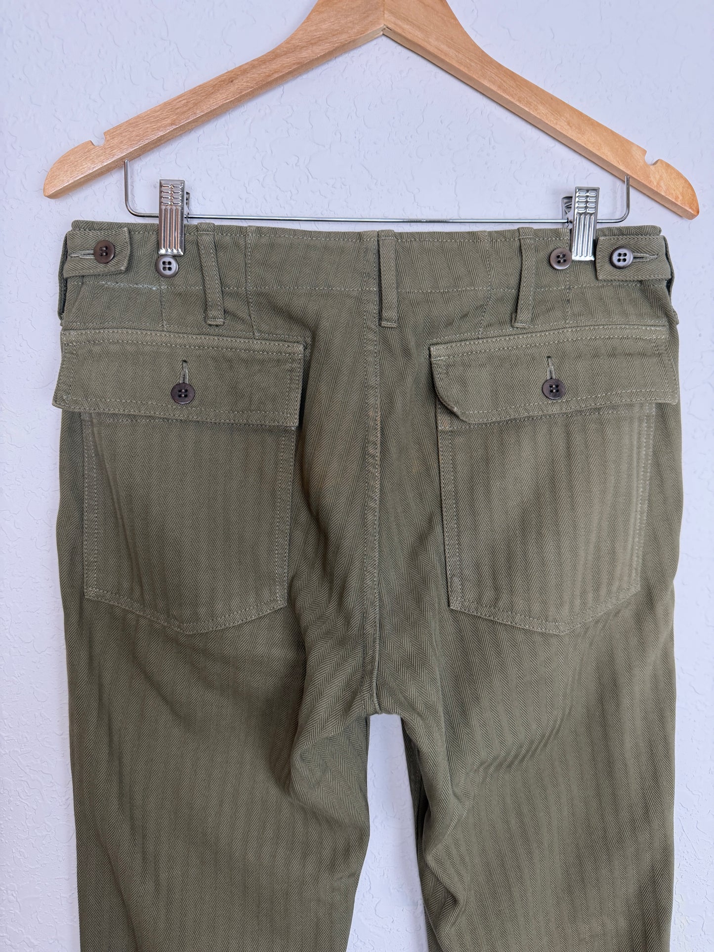 SS19 HW Drill Mil Pants (Herringbone) *F.I.L. Exclusive