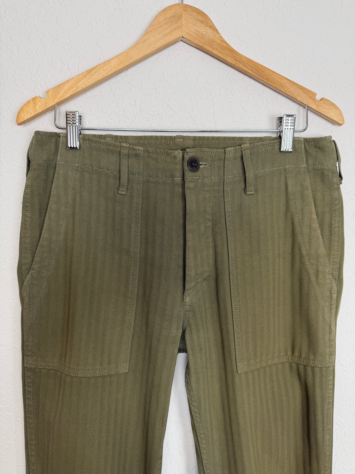 SS19 HW Drill Mil Pants (Herringbone) *F.I.L. Exclusive