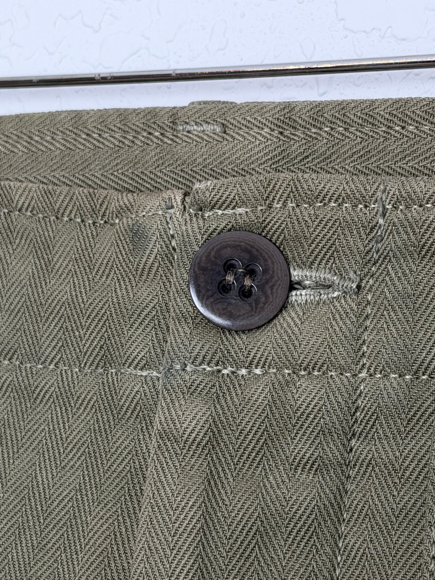 SS19 HW Drill Mil Pants (Herringbone) *F.I.L. Exclusive