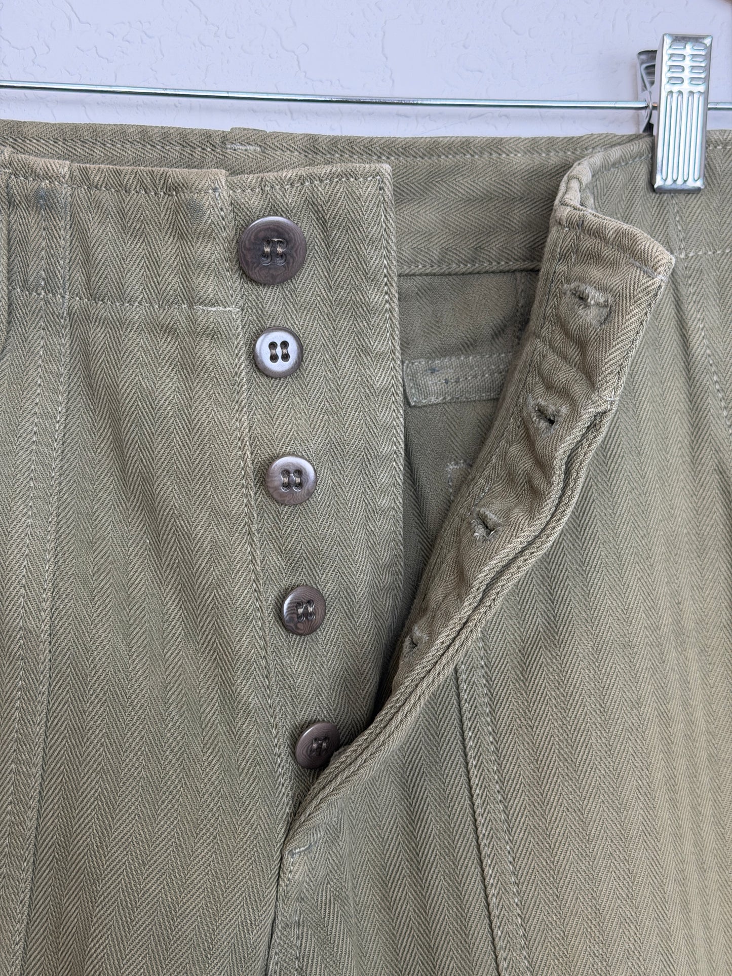 SS19 HW Drill Mil Pants (Herringbone) *F.I.L. Exclusive