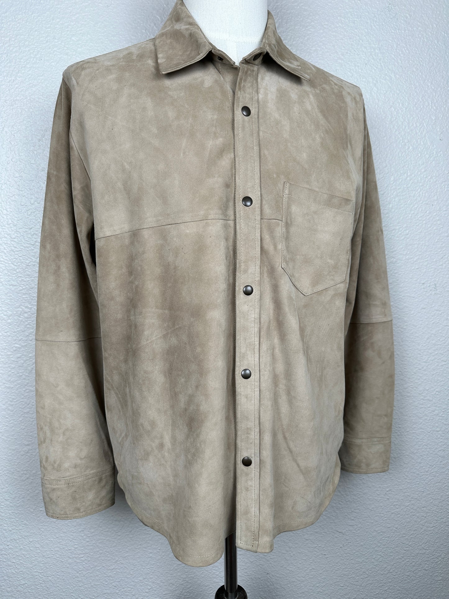 FW23 Suede Shirt Jacket