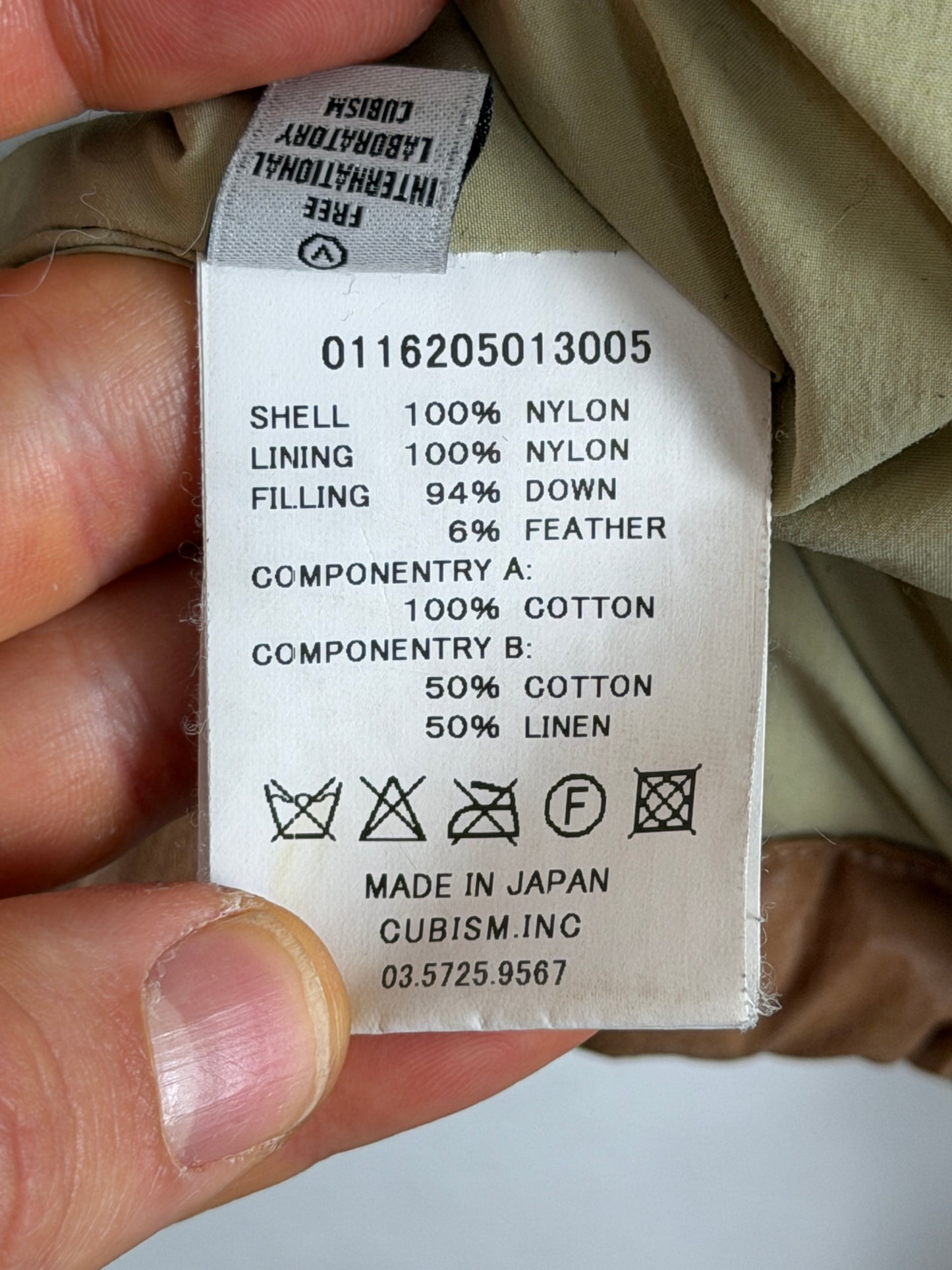 FW16 Coldfoot Down Coat (N.D. Nylon)