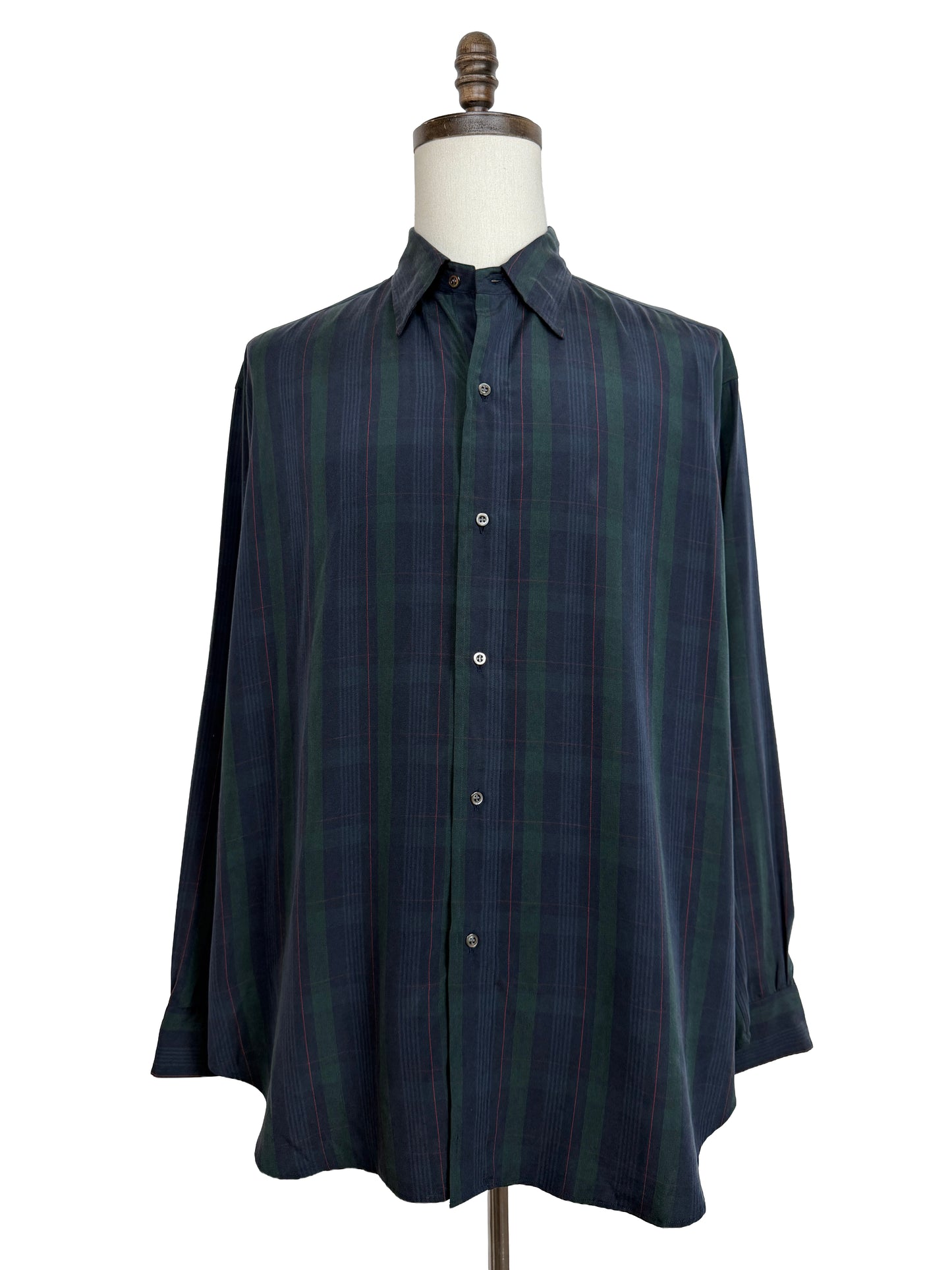 SS25 Silk Rayon Regular Collar Shirt