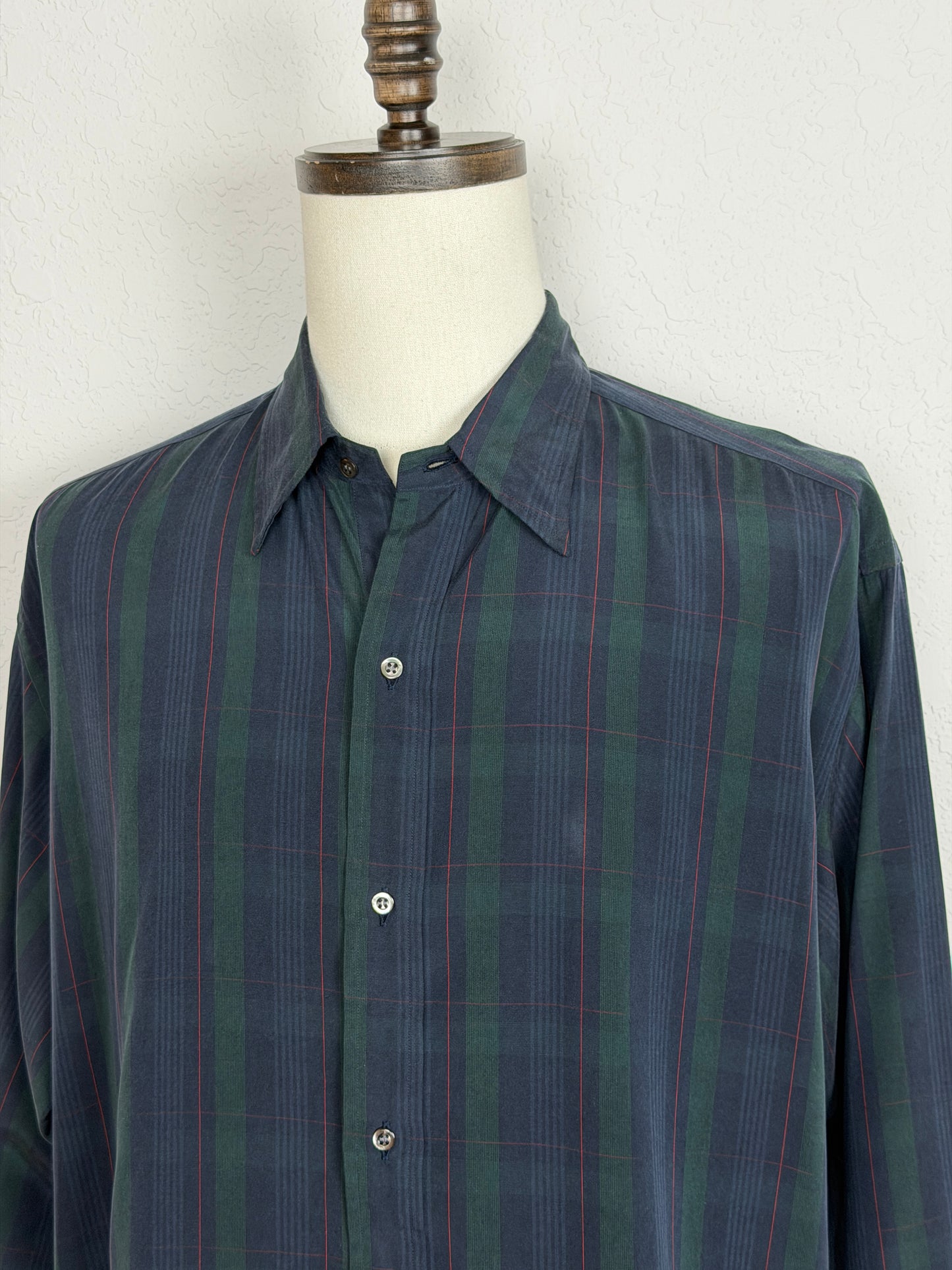 SS25 Silk Rayon Regular Collar Shirt