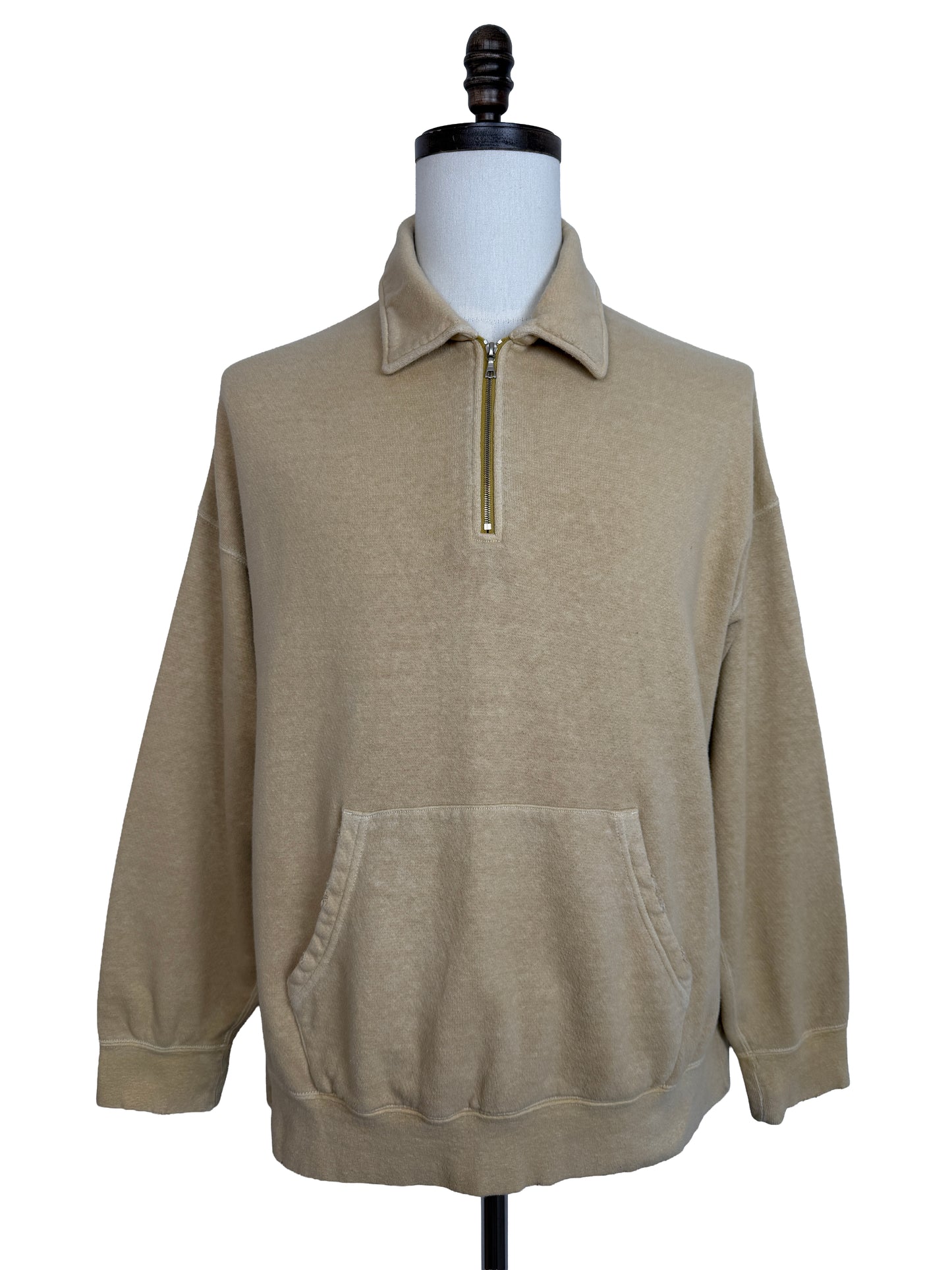 FW21 Jumbo Sweat Zip P.O. (Uneven Dye)
