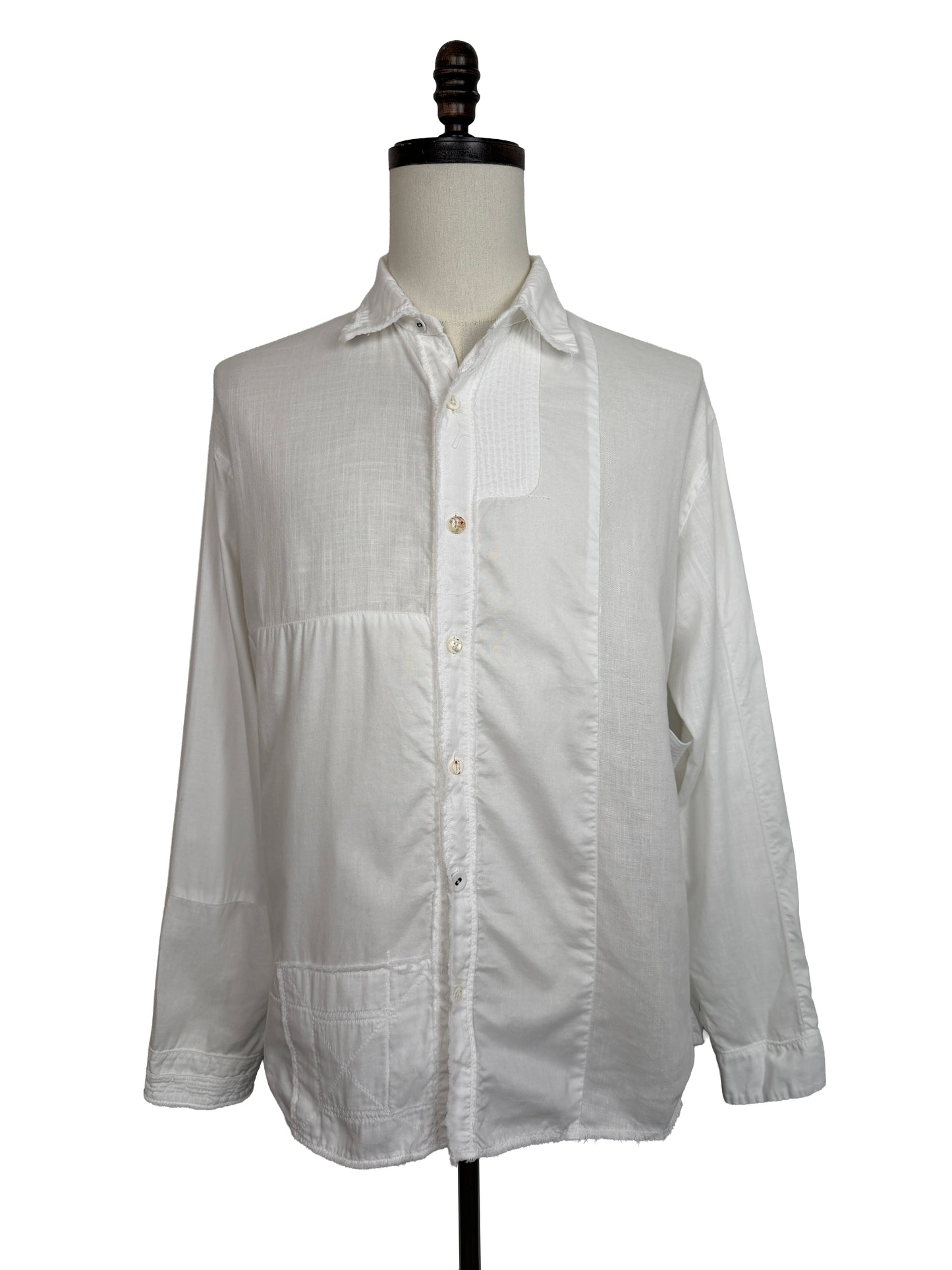 Cotton/Linen Patchwork Kathmandu Shirt