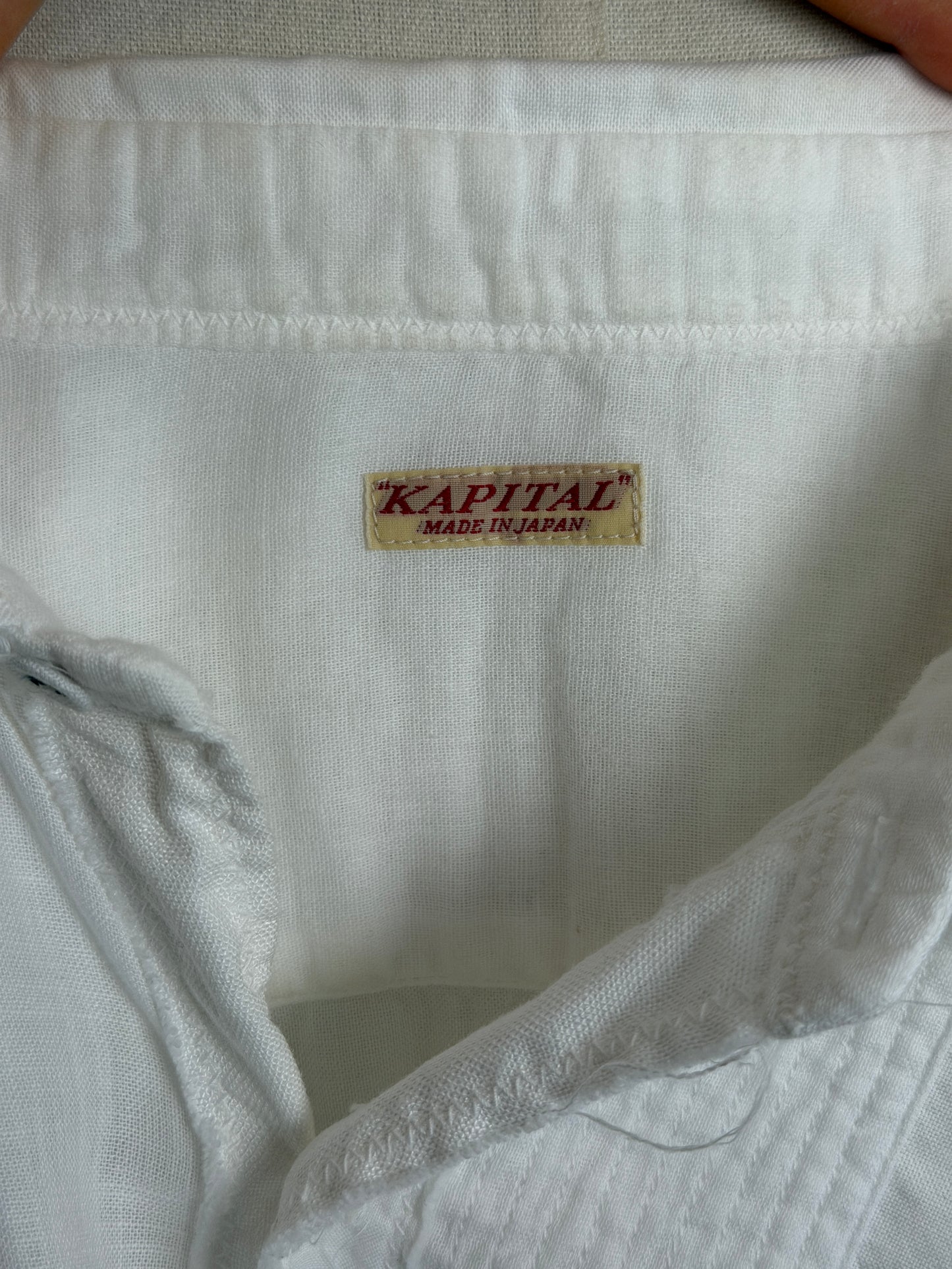 Cotton/Linen Patchwork Kathmandu Shirt