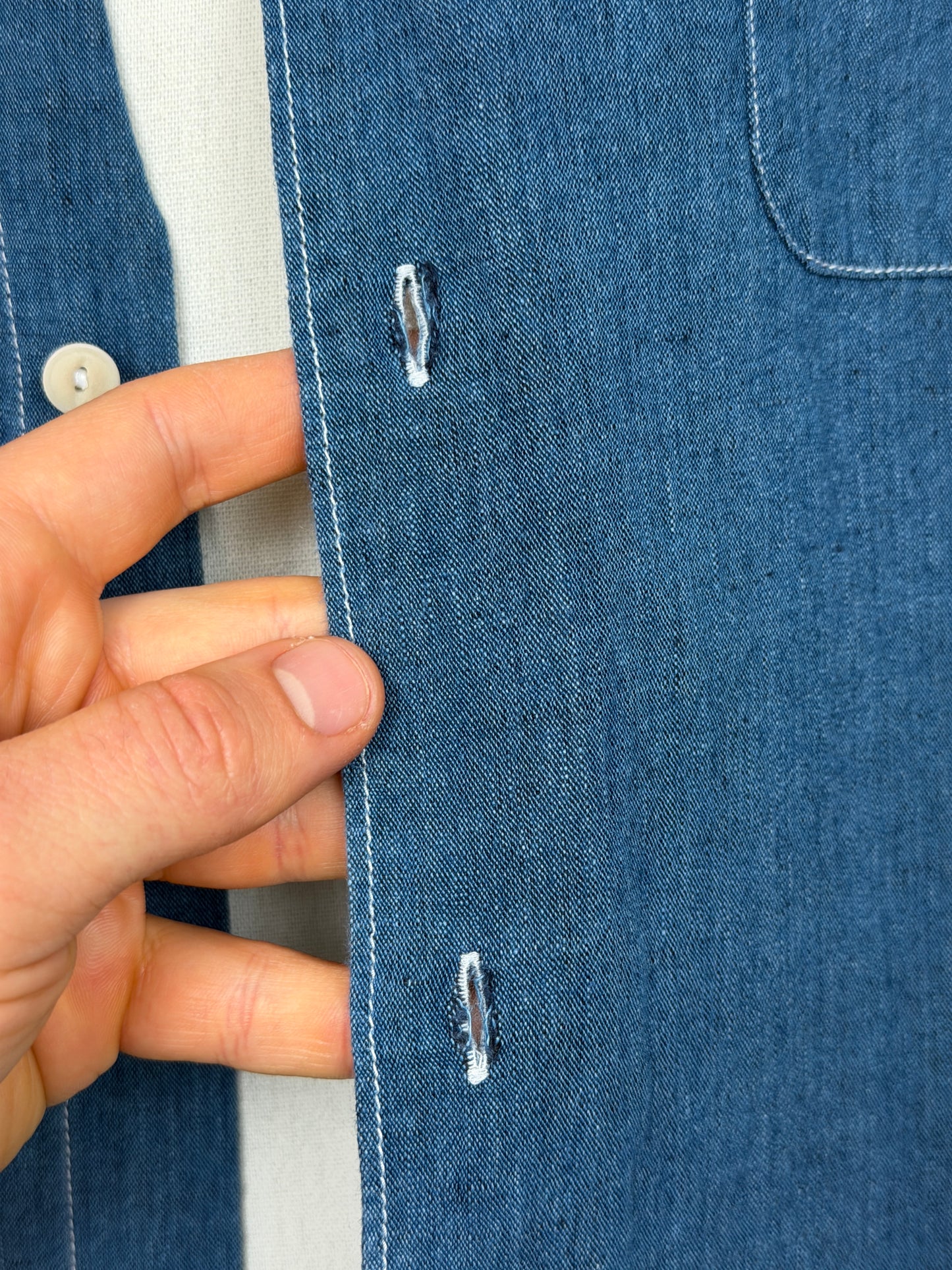 FW15 SPOT Lungta Patch Shirt L/S Chambray
