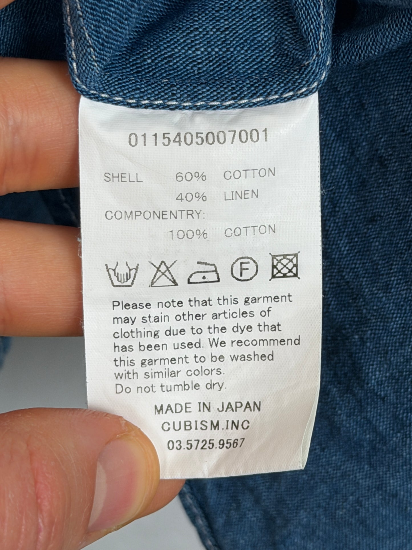 FW15 SPOT Lungta Patch Shirt L/S Chambray