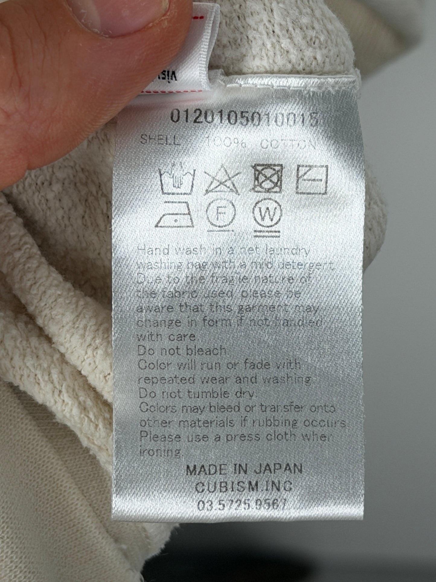 SS20 Jumbo Sweat L/S (Uneven Dye)