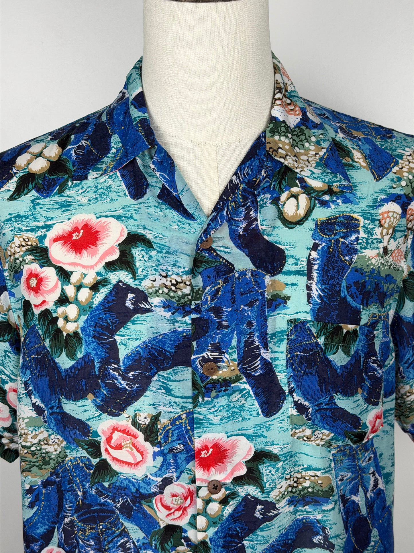Aloha Shirt Crash Print