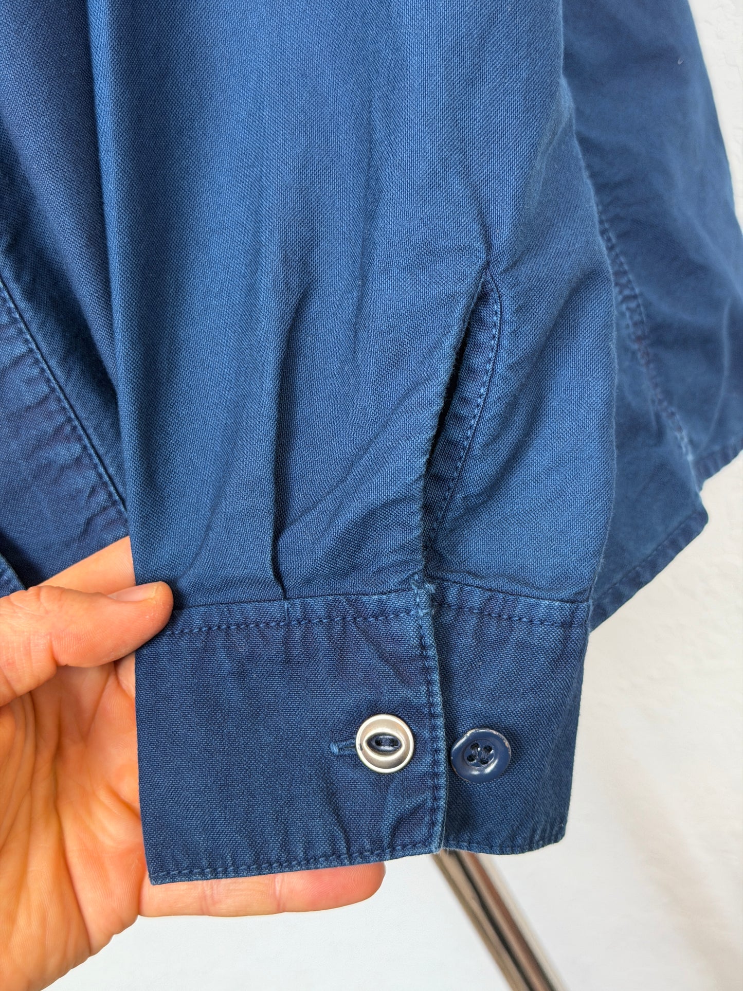 SS18 SPOT Lhamo Shirt (Indigo Overdye)