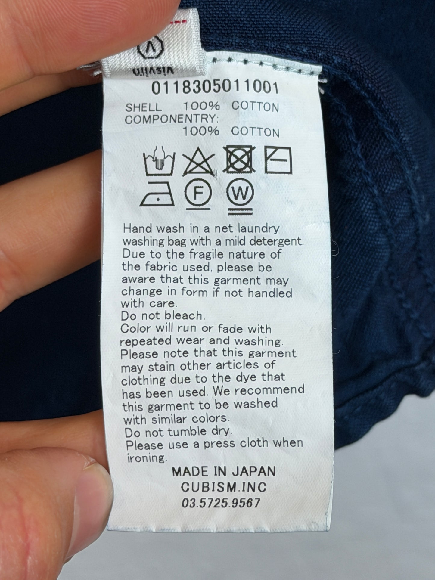 SS18 SPOT Lhamo Shirt (Indigo Overdye)