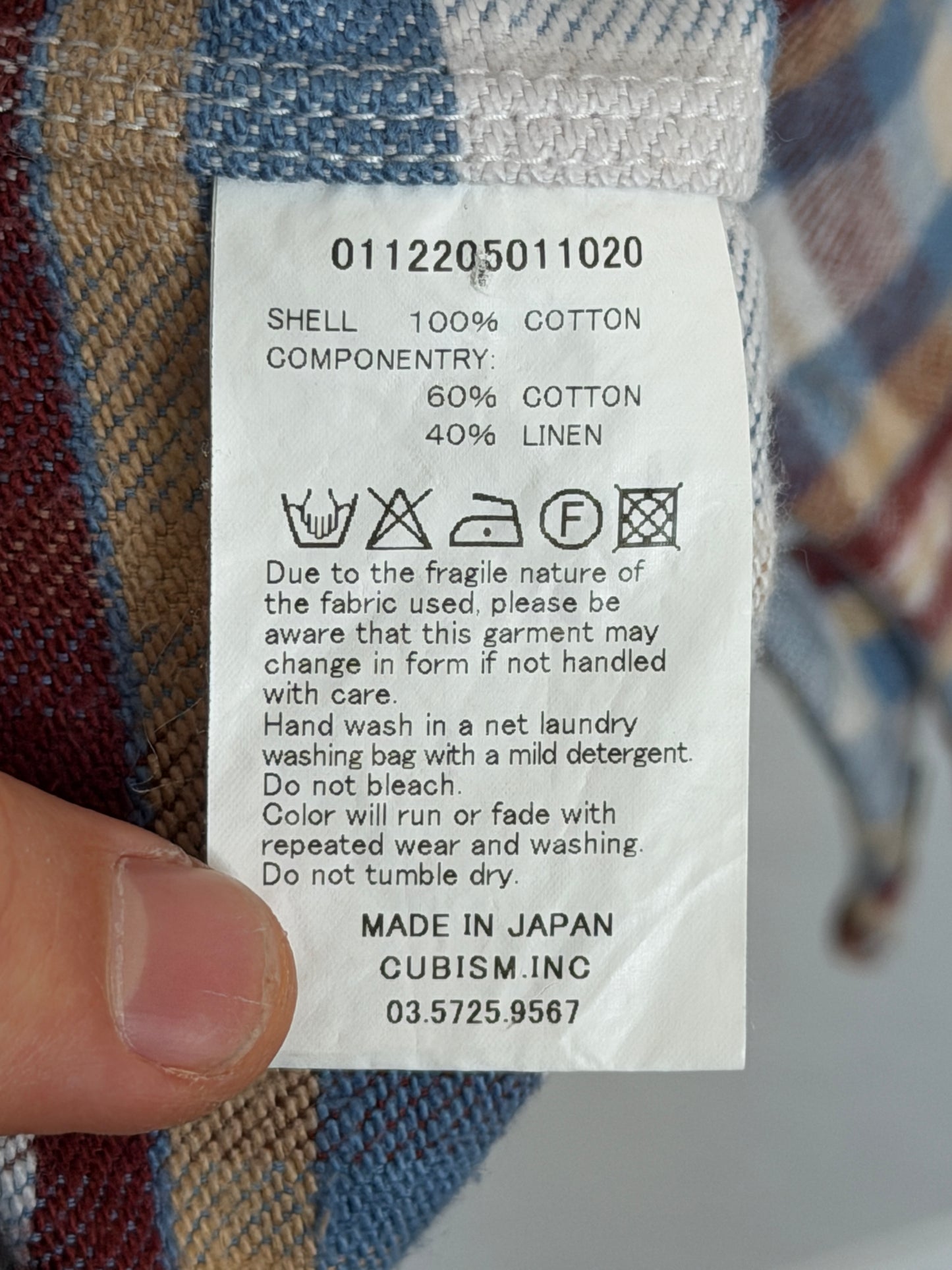 FW12 Bunyan Shirt L/S (Brushed Giza) *F.I.L. Exclusive