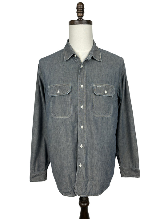 FW19 Hemi Work Shirt L/S (C/SI) DMGD *F.I.L. Exclusive