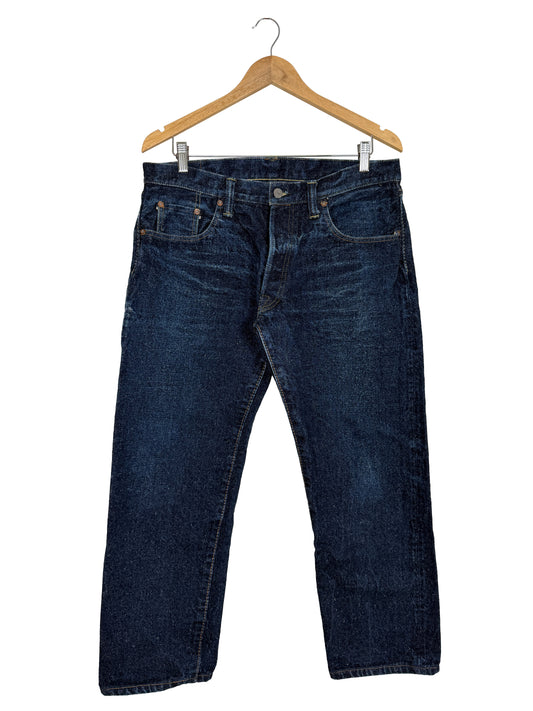 "Keep Earth" 0104KE Natural Indigo Jeans