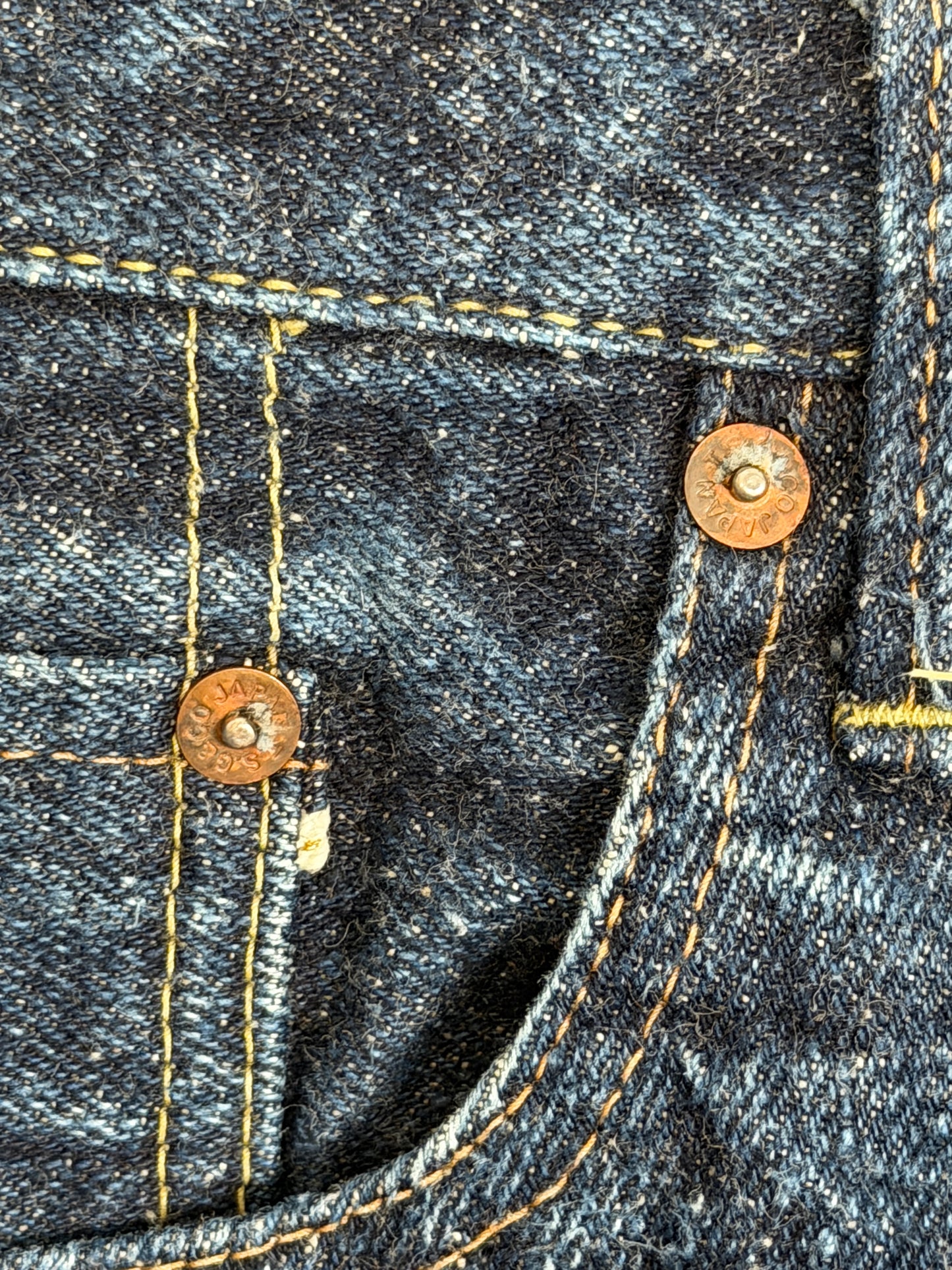 "Keep Earth" 0104KE Natural Indigo Jeans