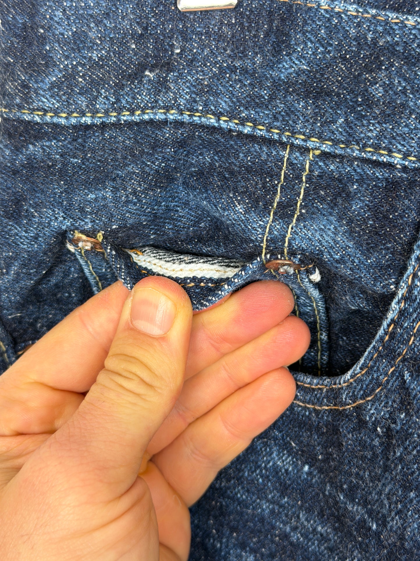 "Keep Earth" 0104KE Natural Indigo Jeans