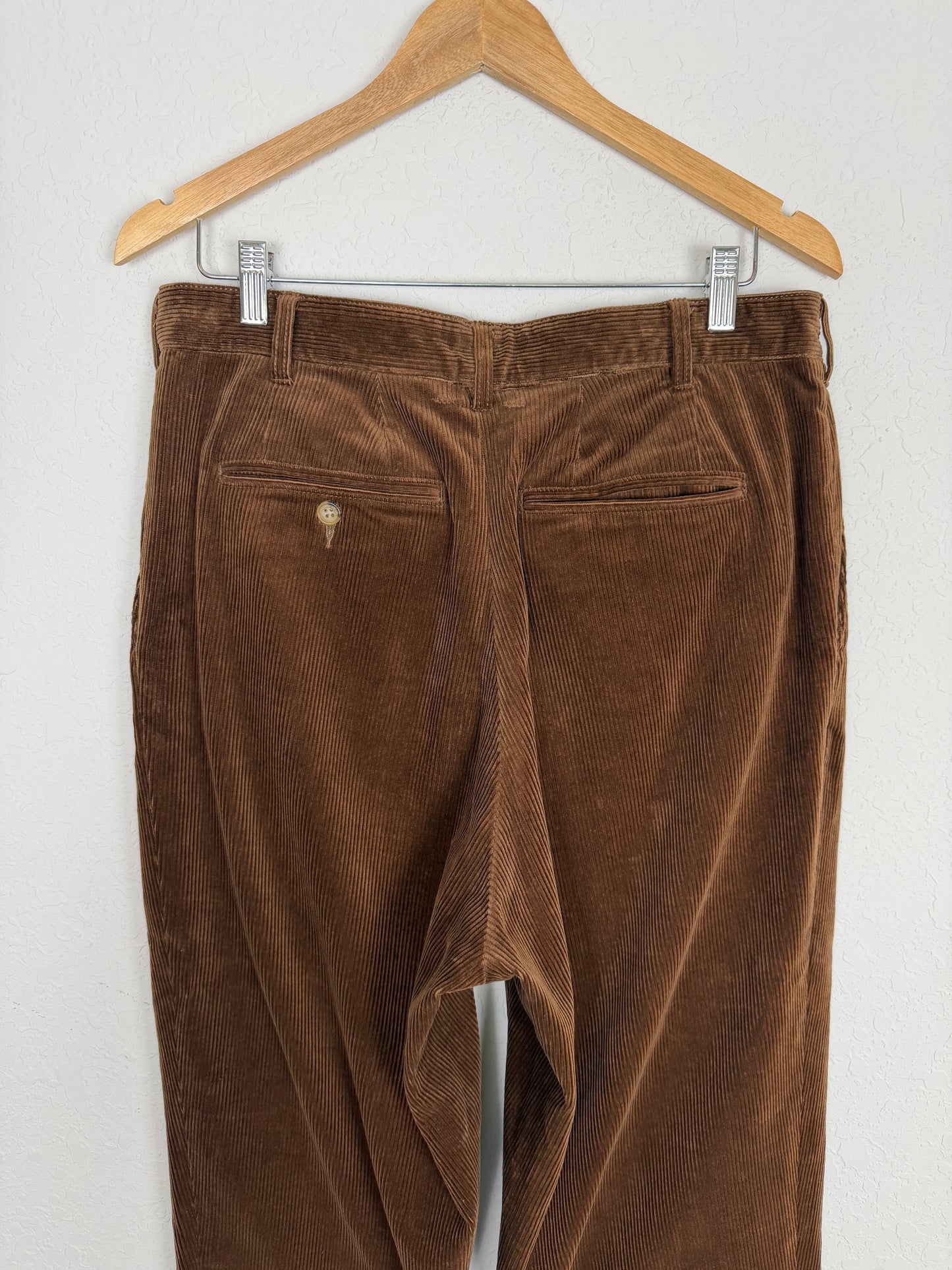 2-Pleat Corduroy Trousers