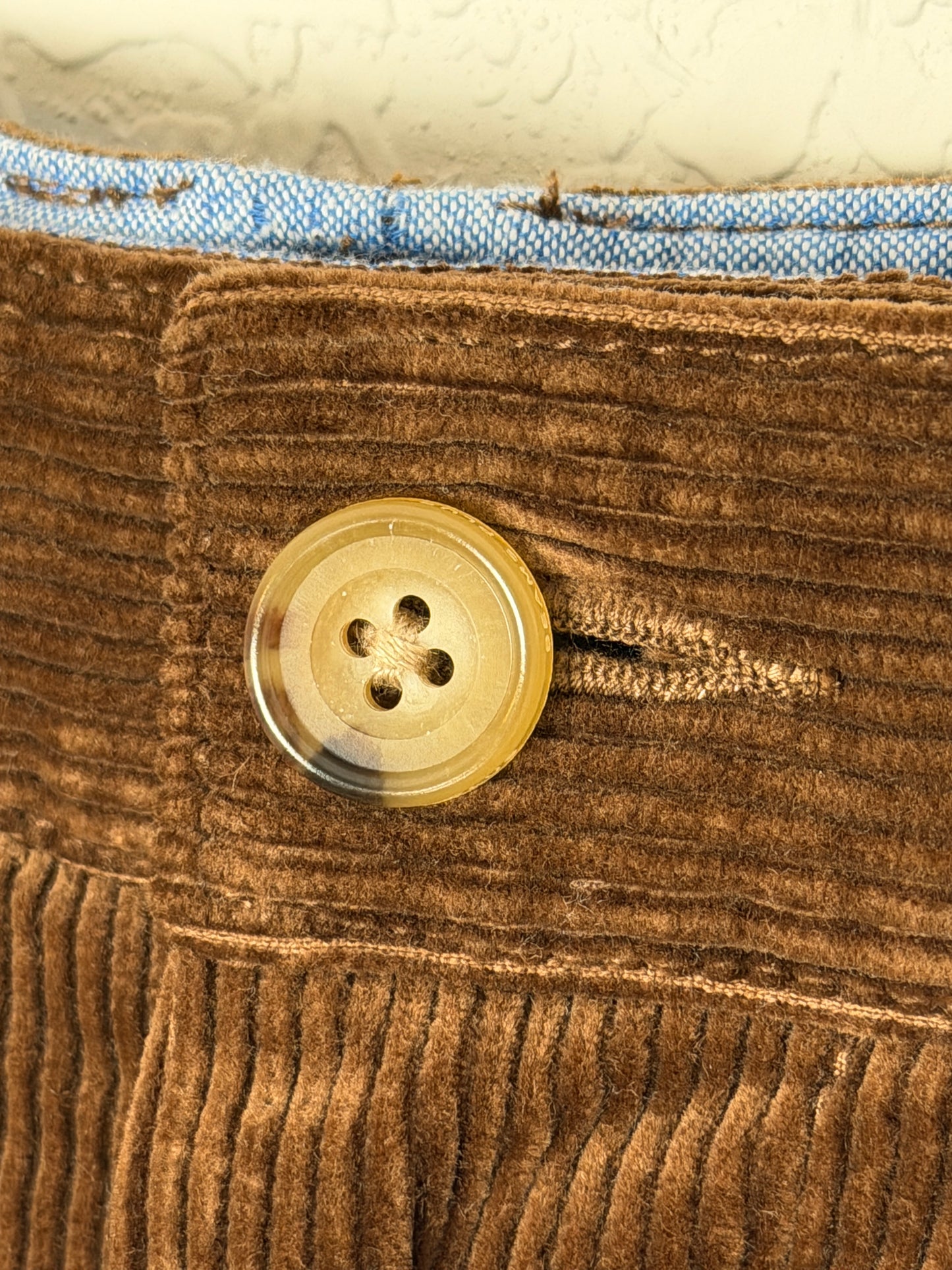 2-Pleat Corduroy Trousers