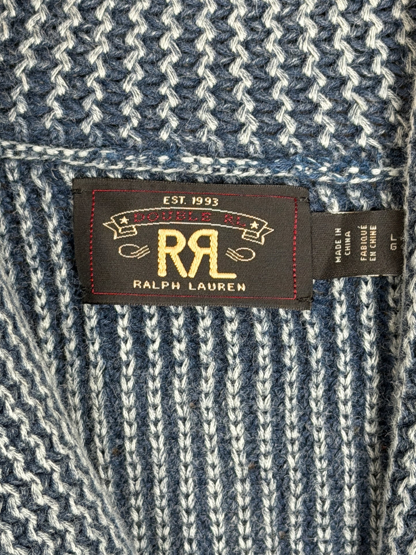 Distressed Shawl Cotton Cardigan