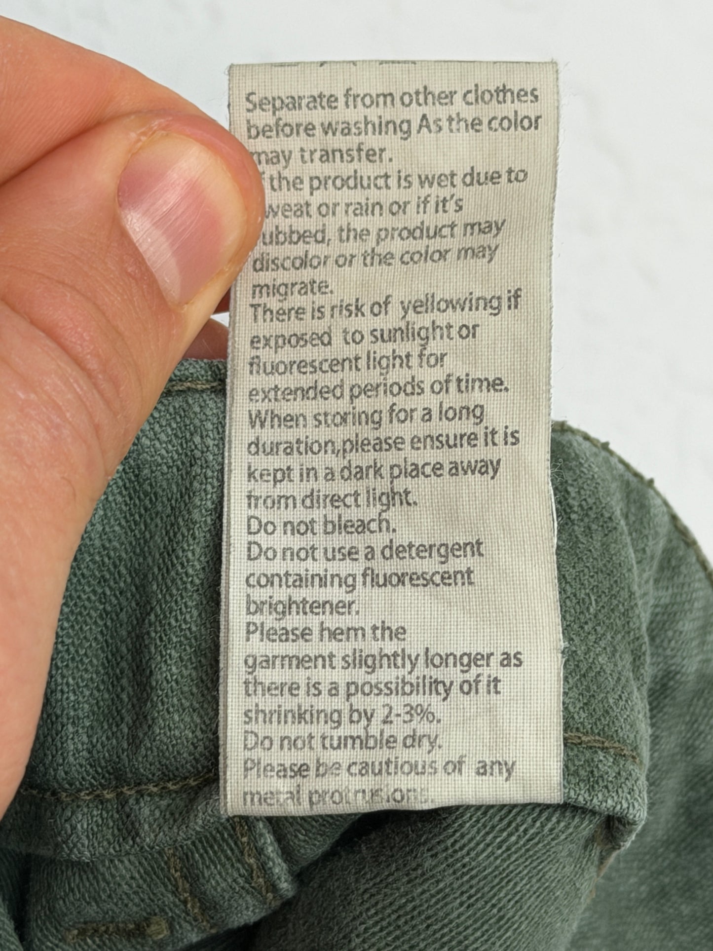Standard Fit Fatigue Pants Reverse Sateen