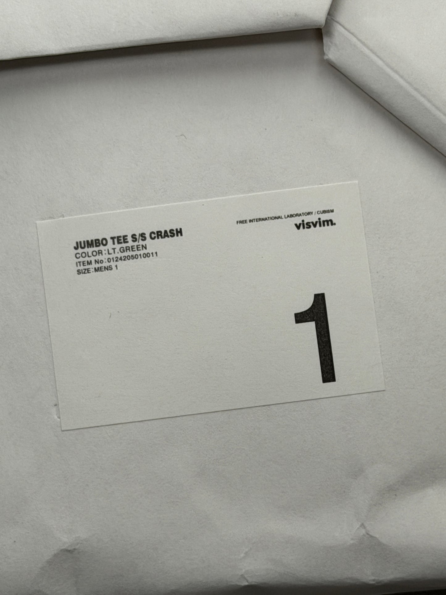 FW24 Jumbo Tee S/S Crash