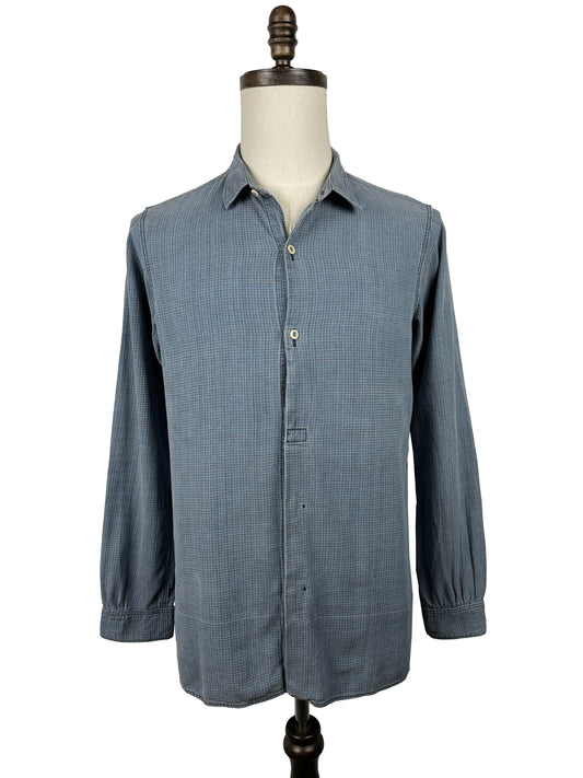 SS14 Long Rider Indigo Check Shirt L/S