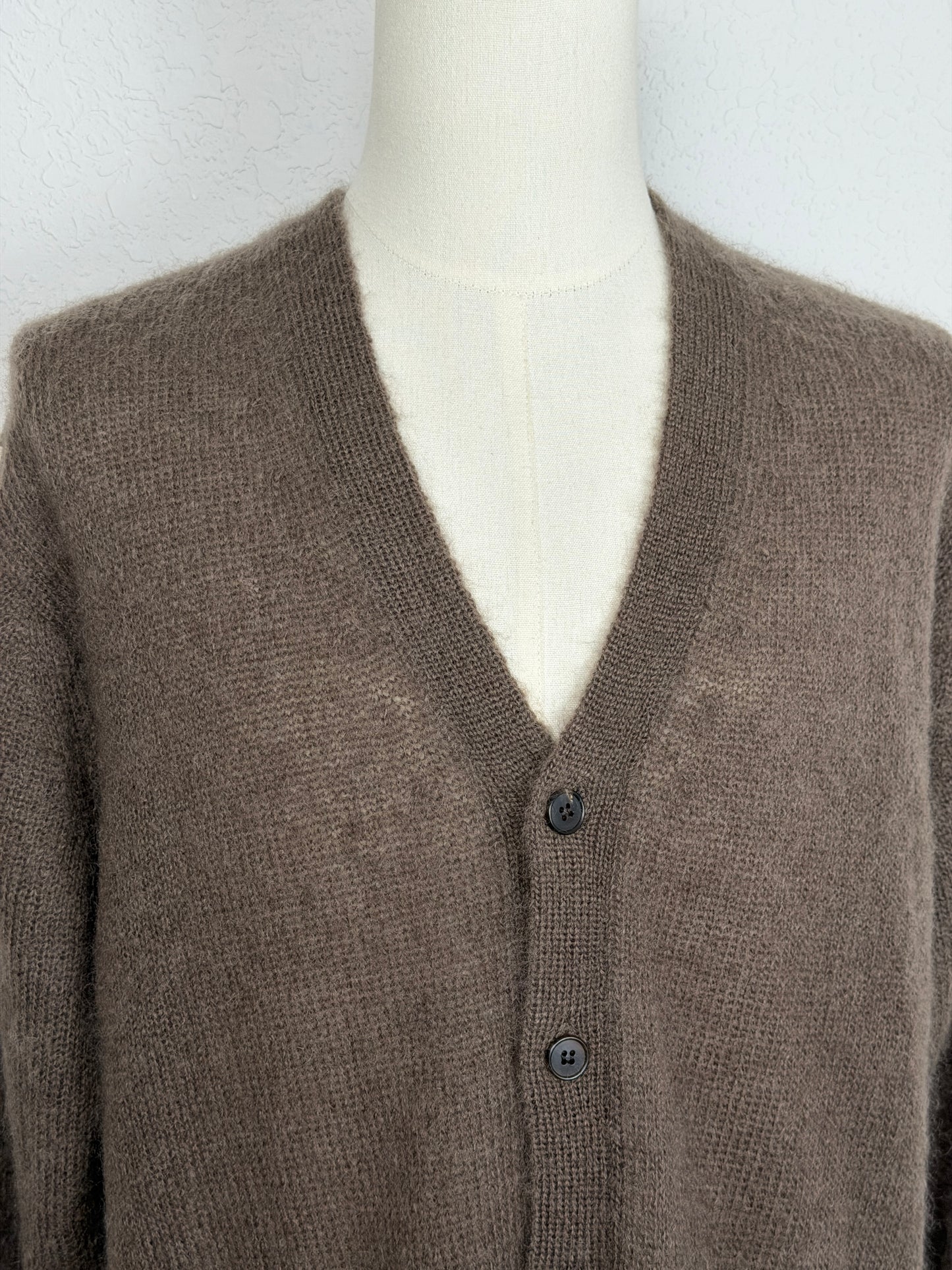 Pure Mohair V Cardigan