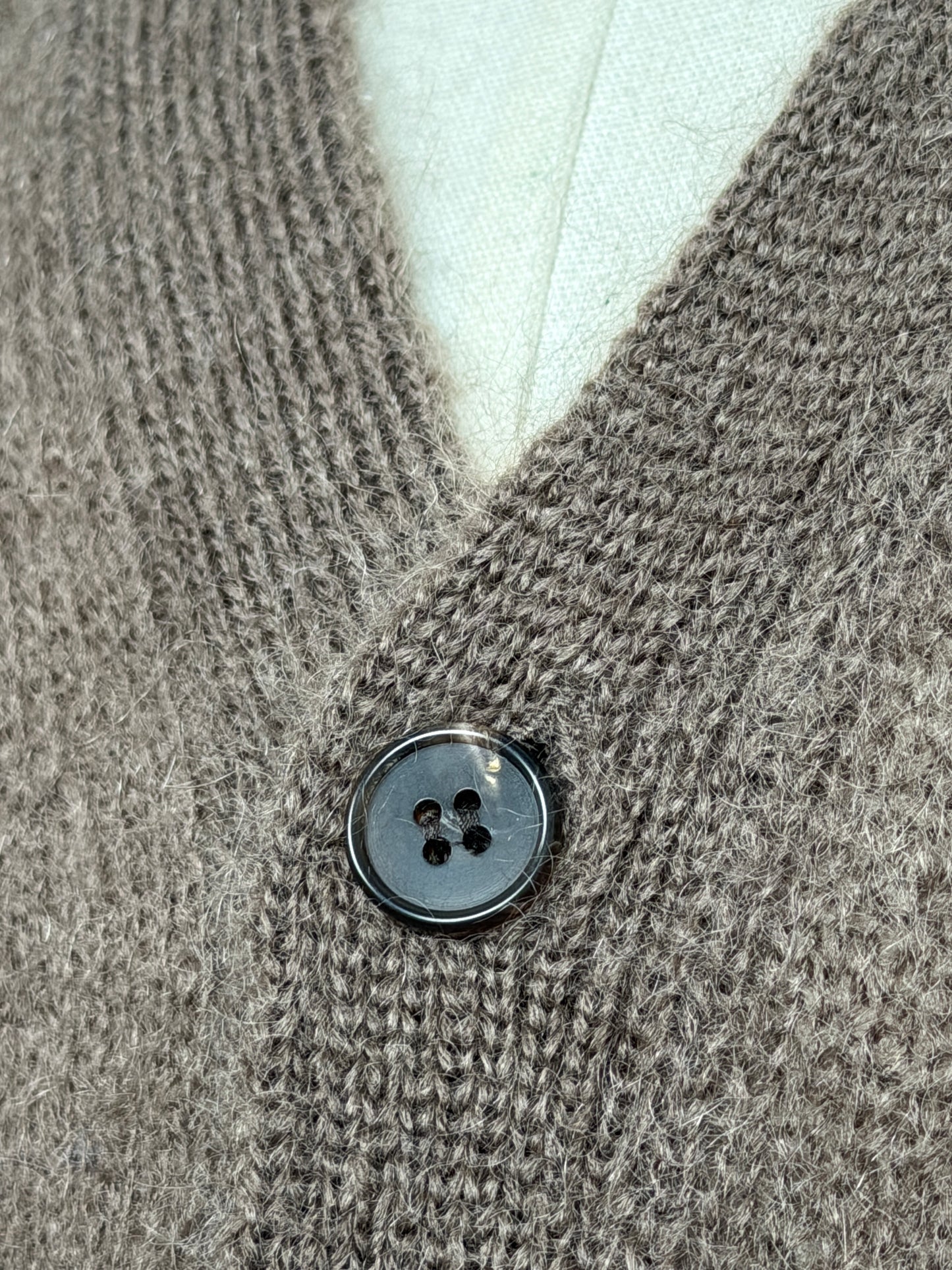 Pure Mohair V Cardigan