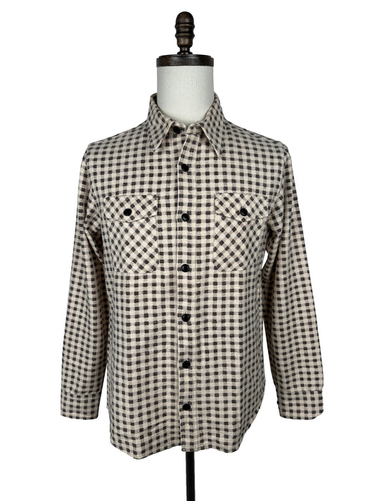 FW16 Black Elk Flannel (Gingham Check)